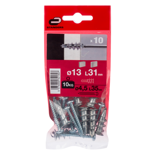 Kołek do GK 4.5 x 35 mm PZ 10 szt. Standers