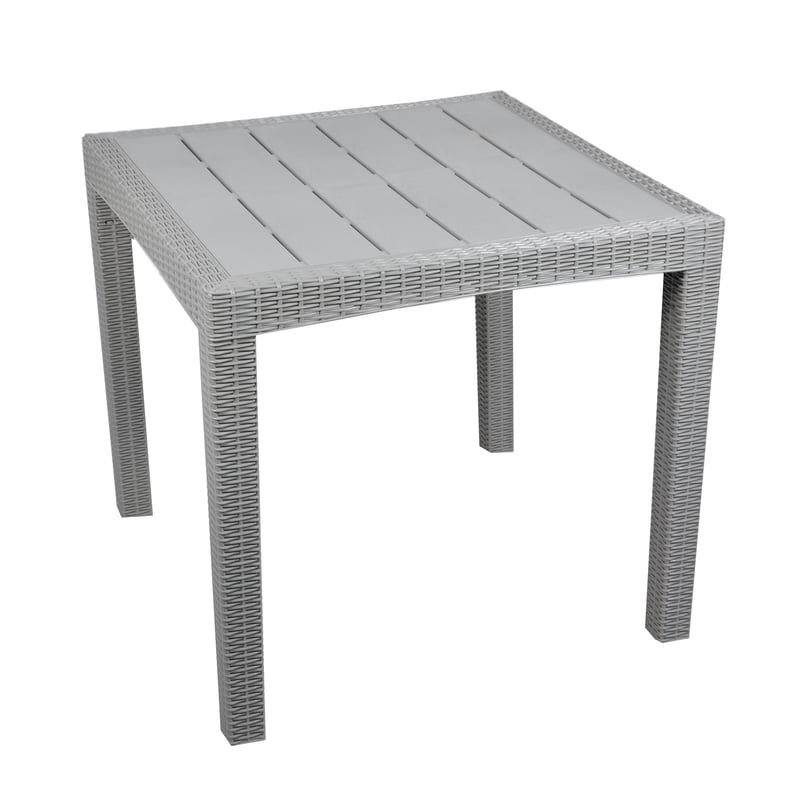 Stół ogrodowy Roma szary 80x80 cm Ołer Garden