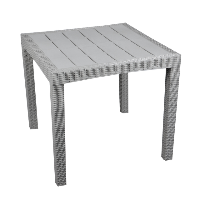 Stół ogrodowy Roma szary 80x80 cm Ołer Garden