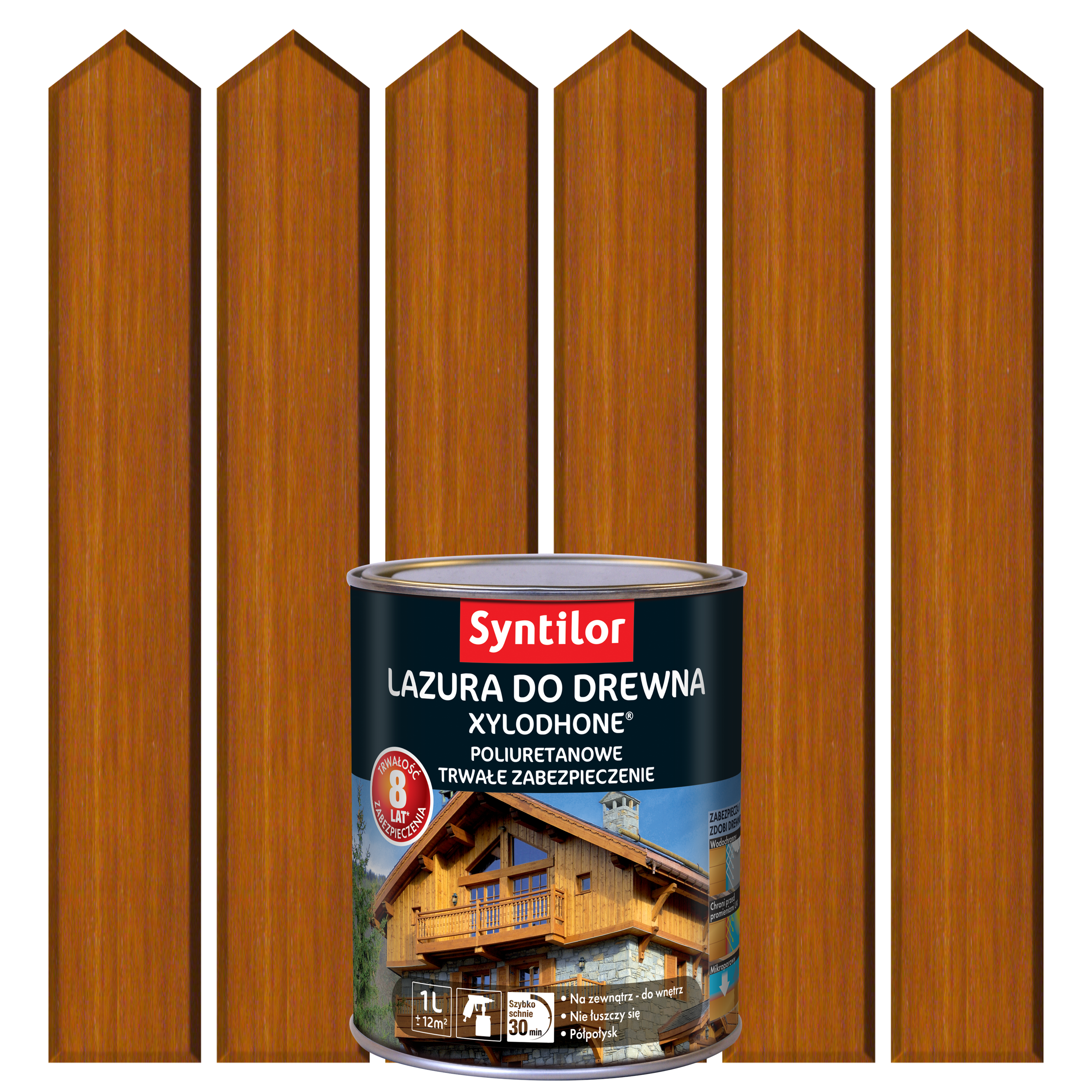 Lazura do drewna XYLODHONE HP 1 l Dąb średni SYNTILOR