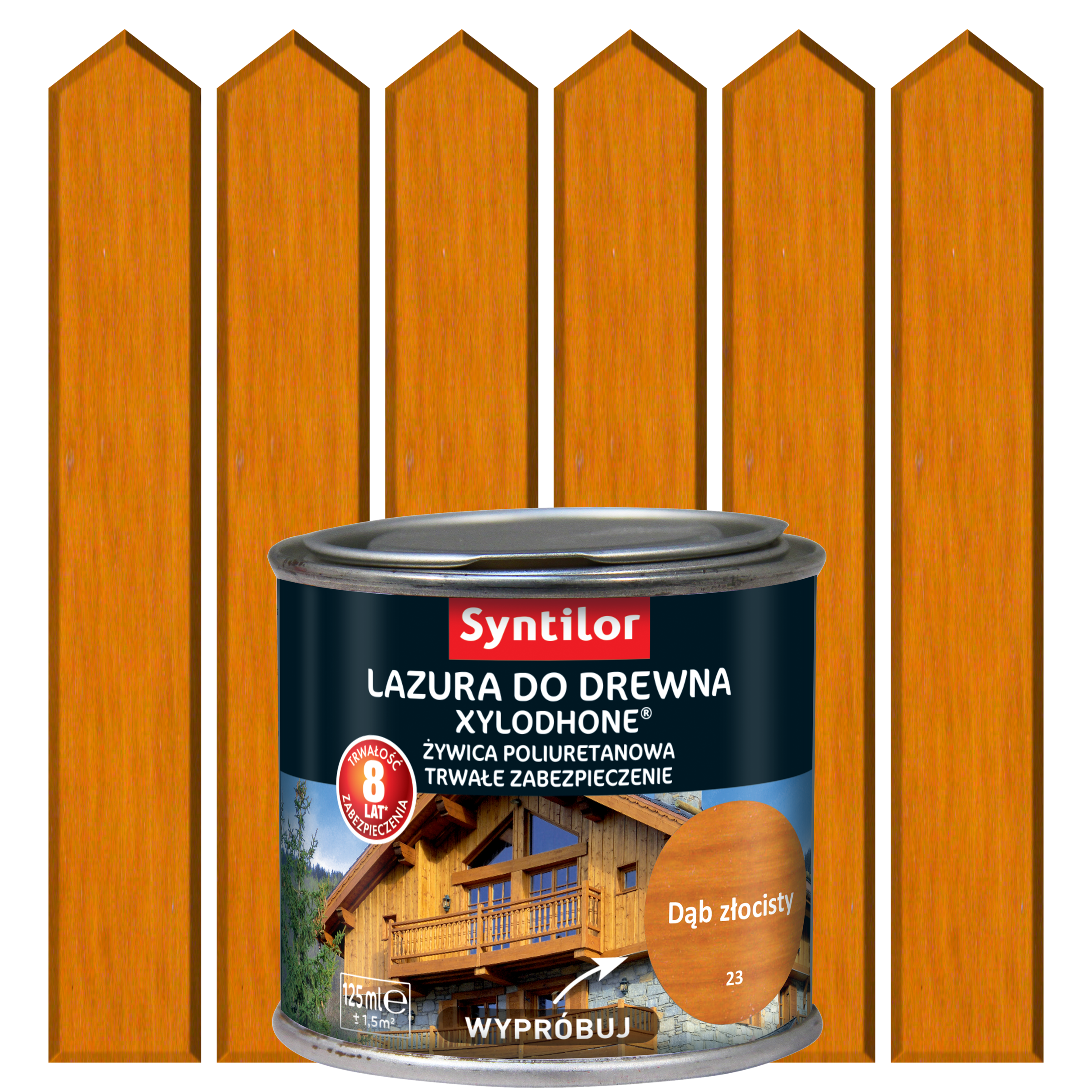 Lazura do drewna XYLODHONE HP 0.12 l Dąb złocisty SYNTILOR