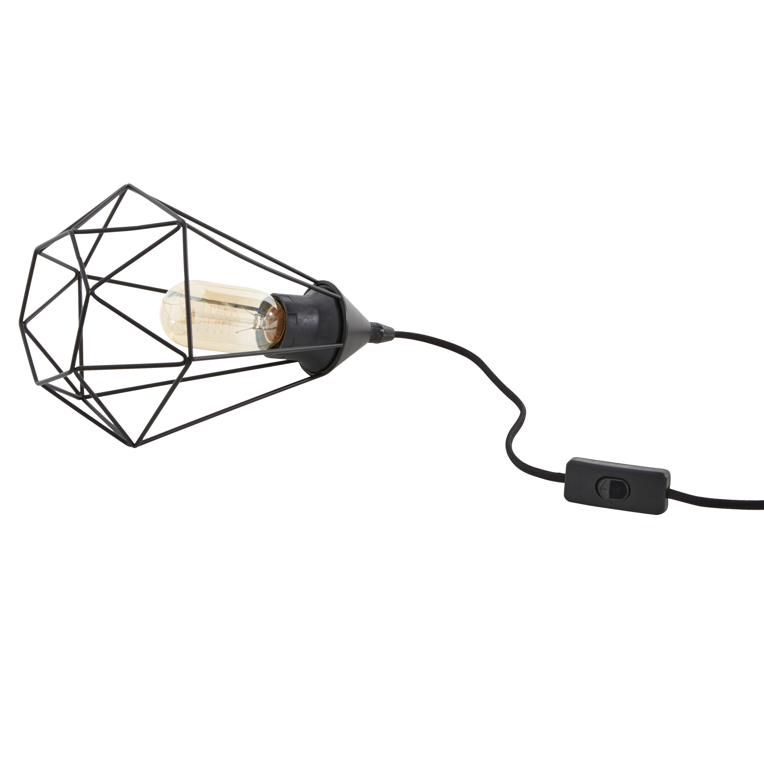 Lampa stołowa BYRON czarna E27 INSPIRE