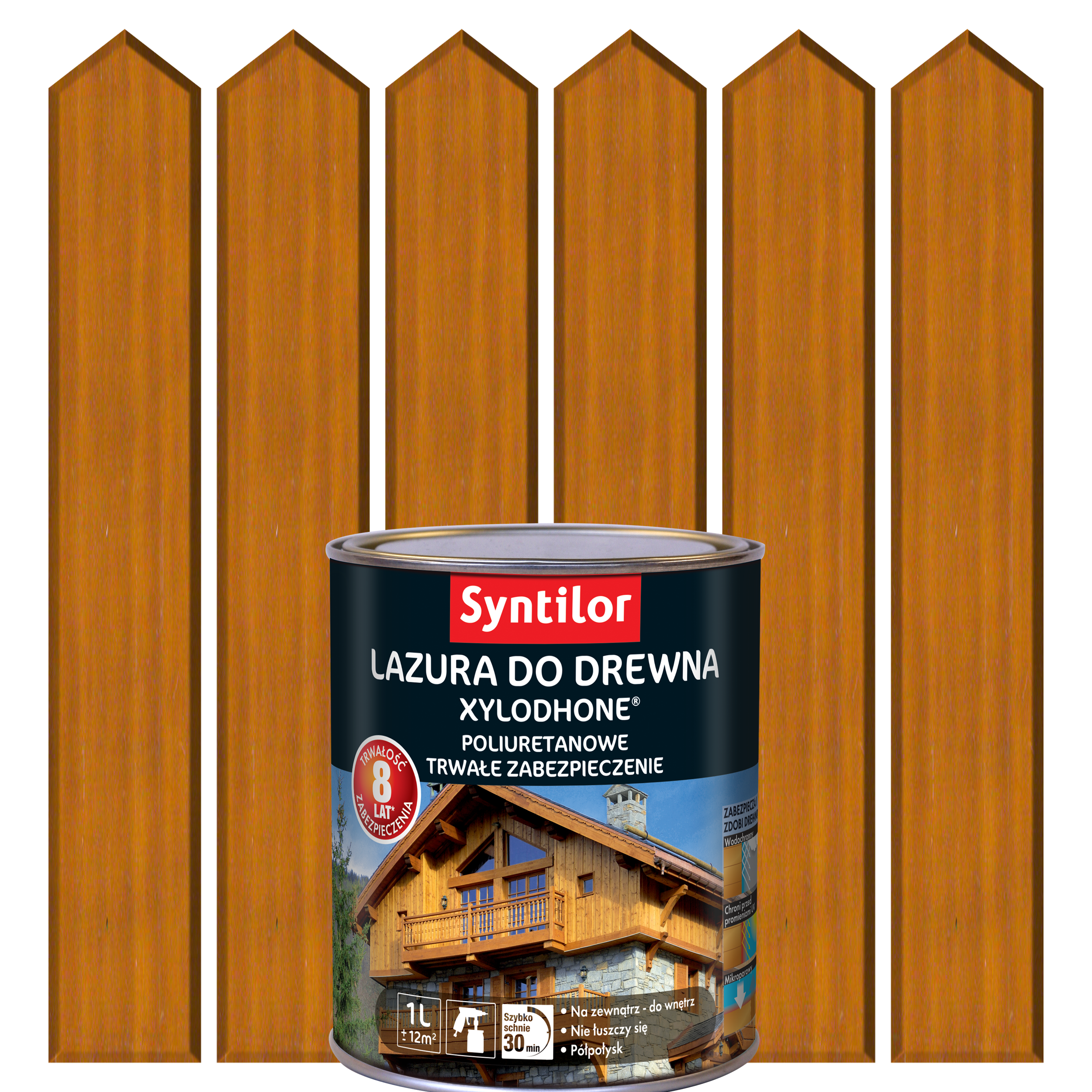 Lazura do drewna XYLODHONE HP 5 l Dąb jasny SYNTILOR