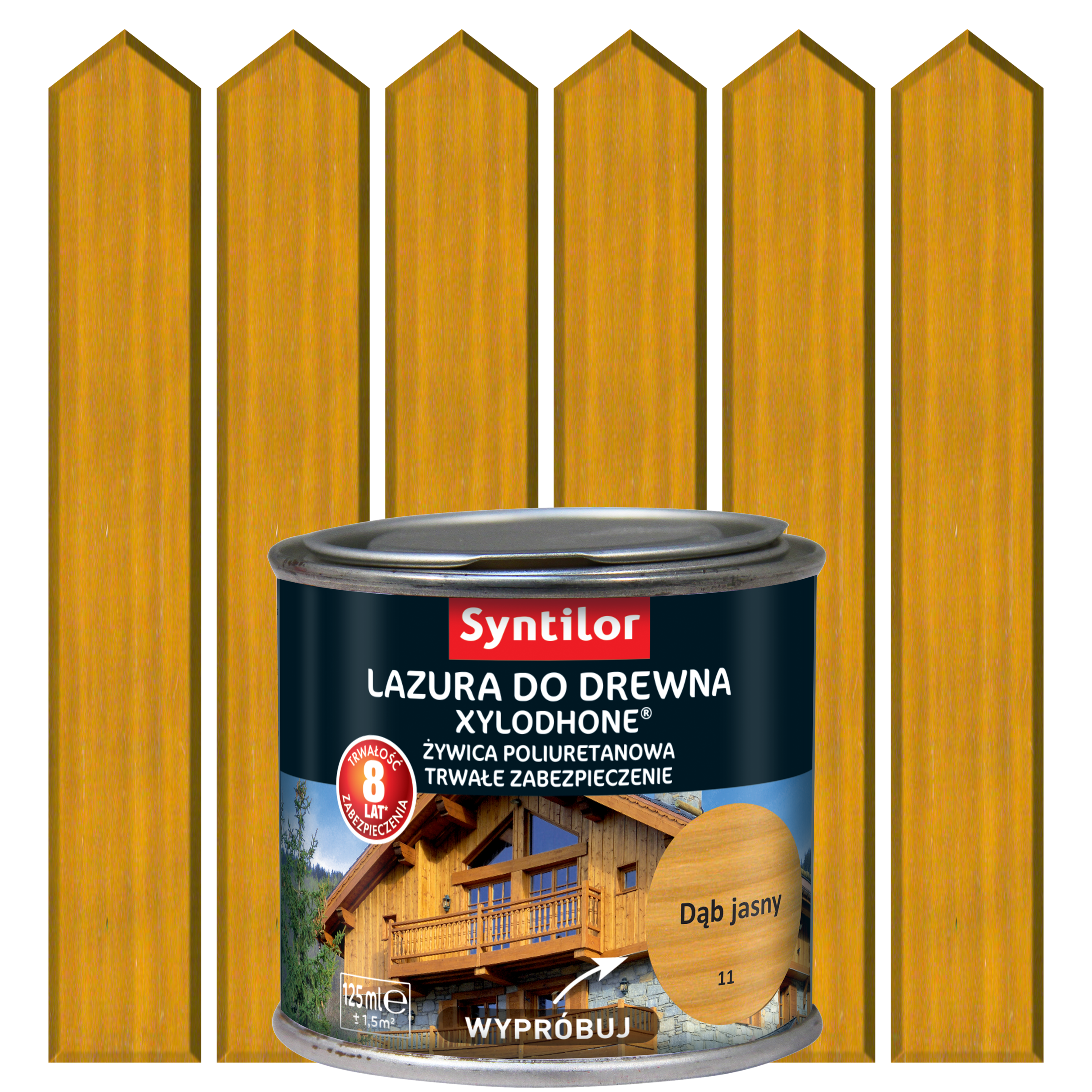 Lazura do drewna XYLODHONE HP 0.12 l Dąb jasny SYNTILOR