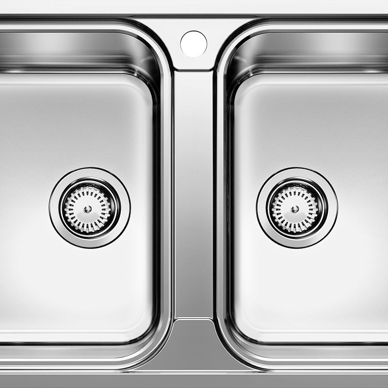 Zlewozmywak stalowy Lemis 8-IF Blanco