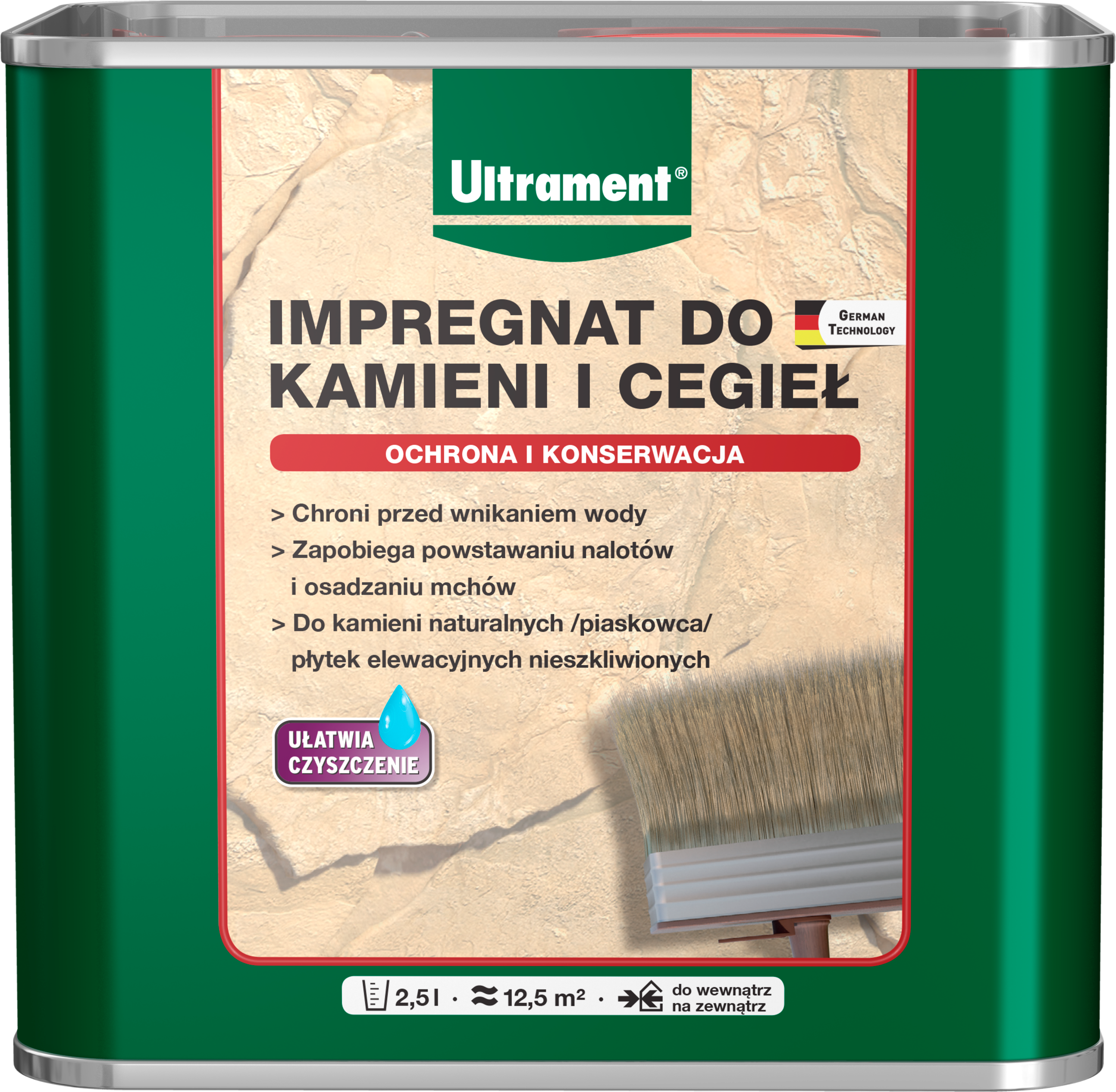 Impregnat do kamieni i cegieł 2.5 litr Ultrament
