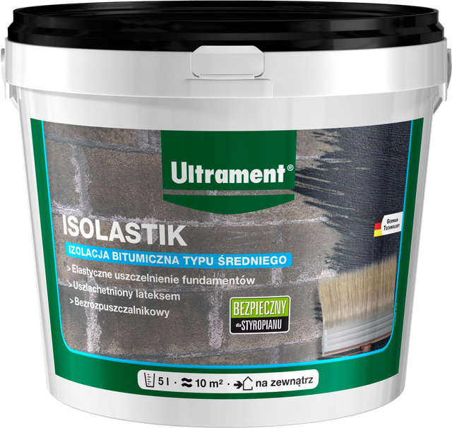 Izolacja bitumiczna typu średniego 5 l Isolastik Ultrament