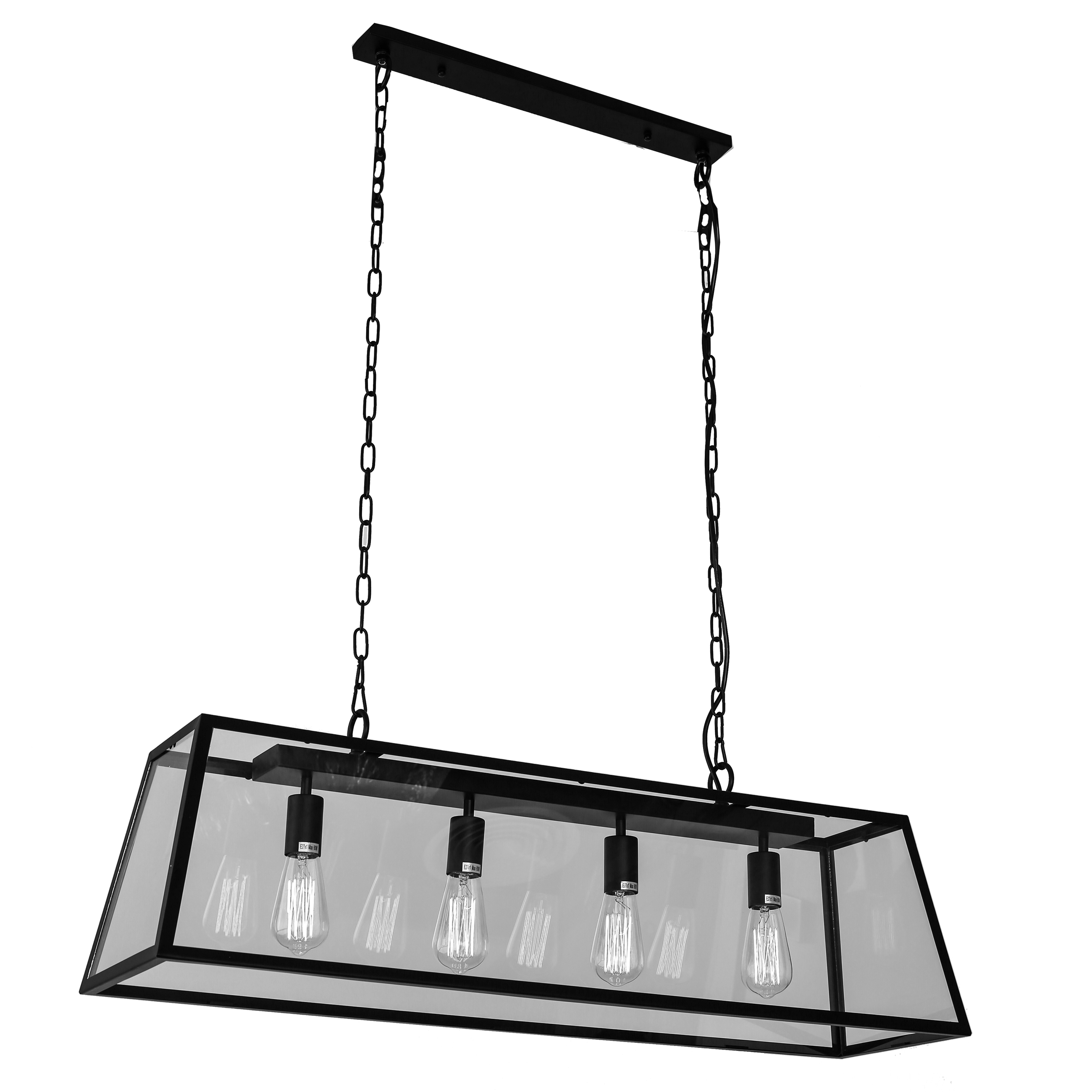 Lampa wisząca Laverno czarna E27 Italux