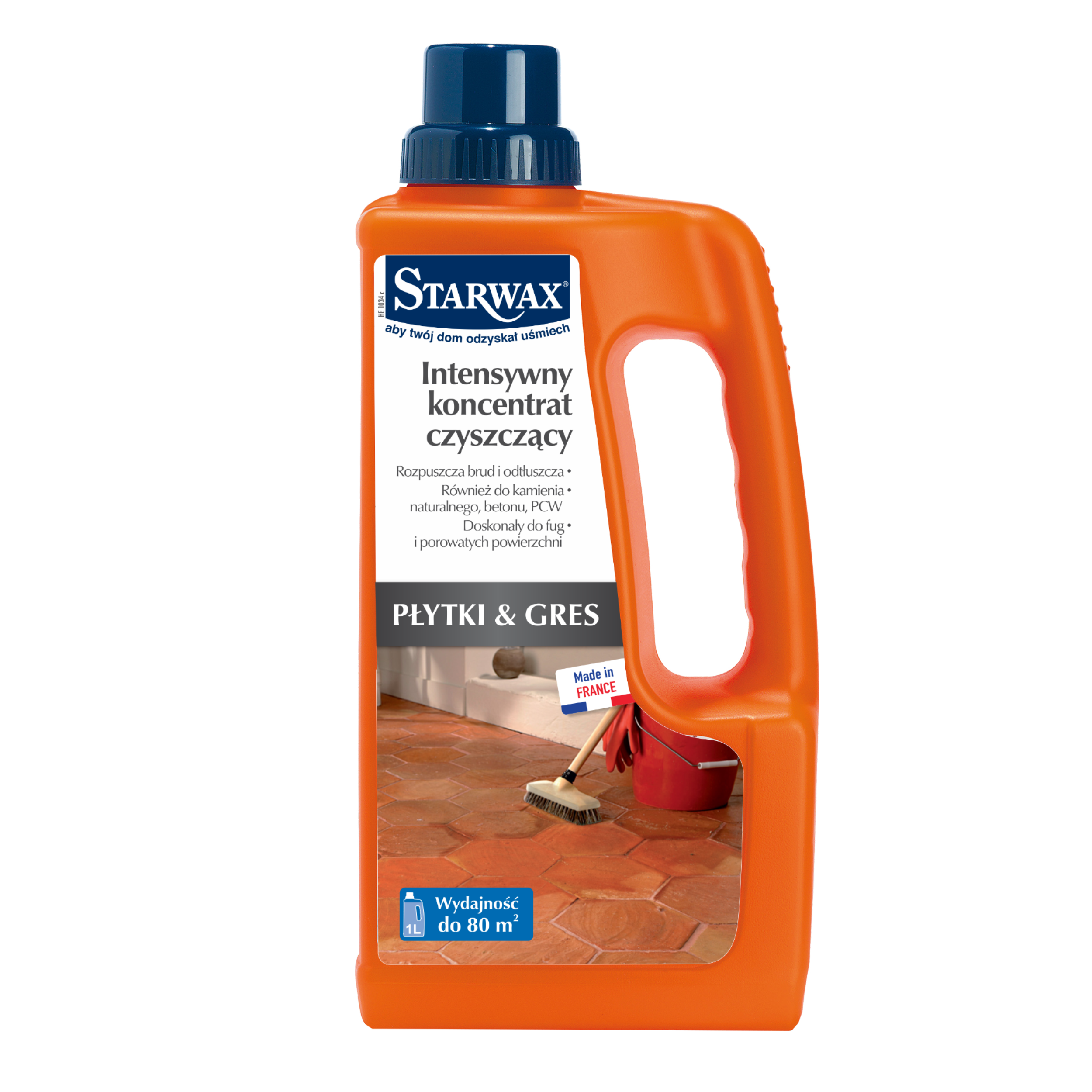 Koncentrat czyszczący intensywny PŁYTKI & GRES 1 l STARWAX - 4
