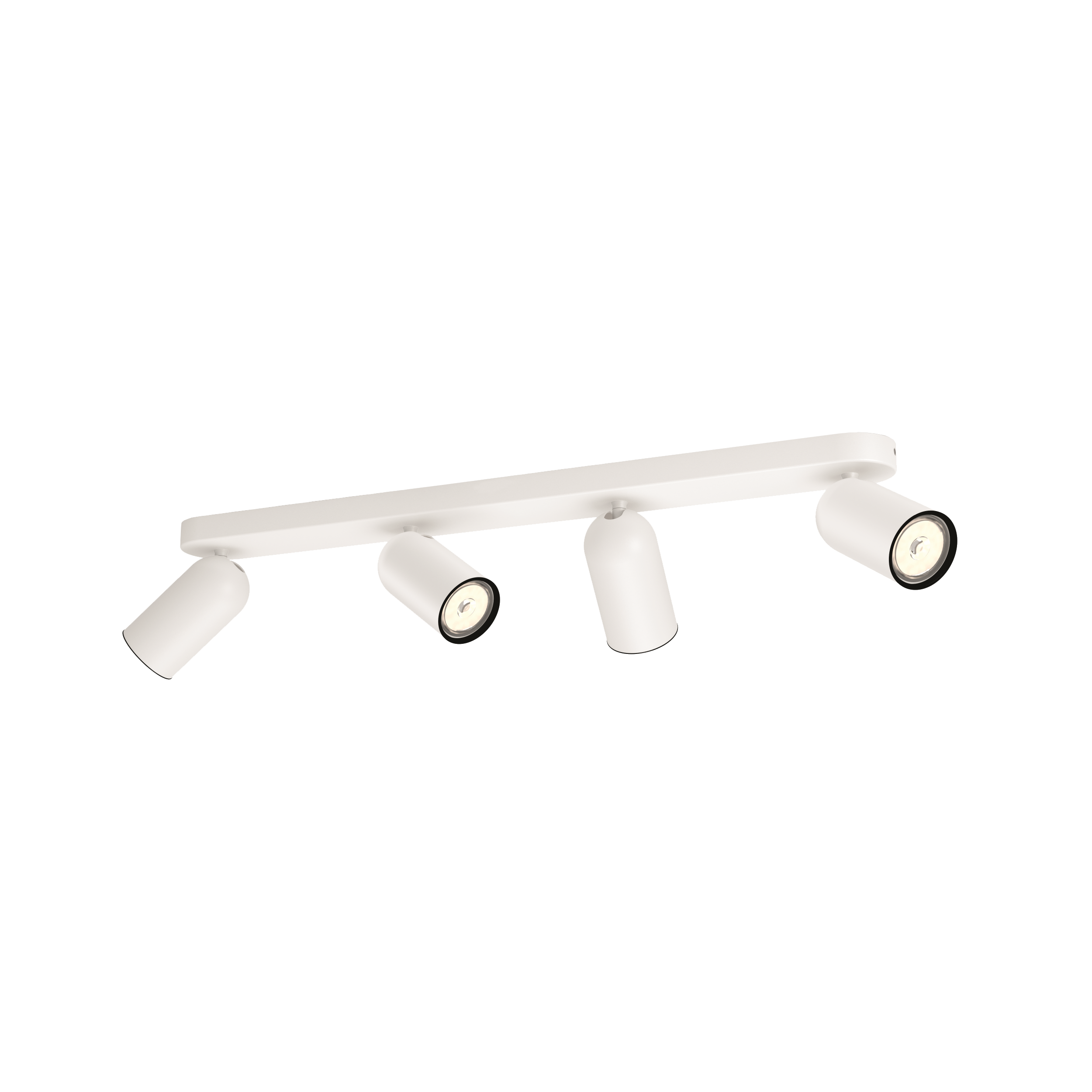 Foco de 4 luces Pongee GU10 blanco 12 cm - 3