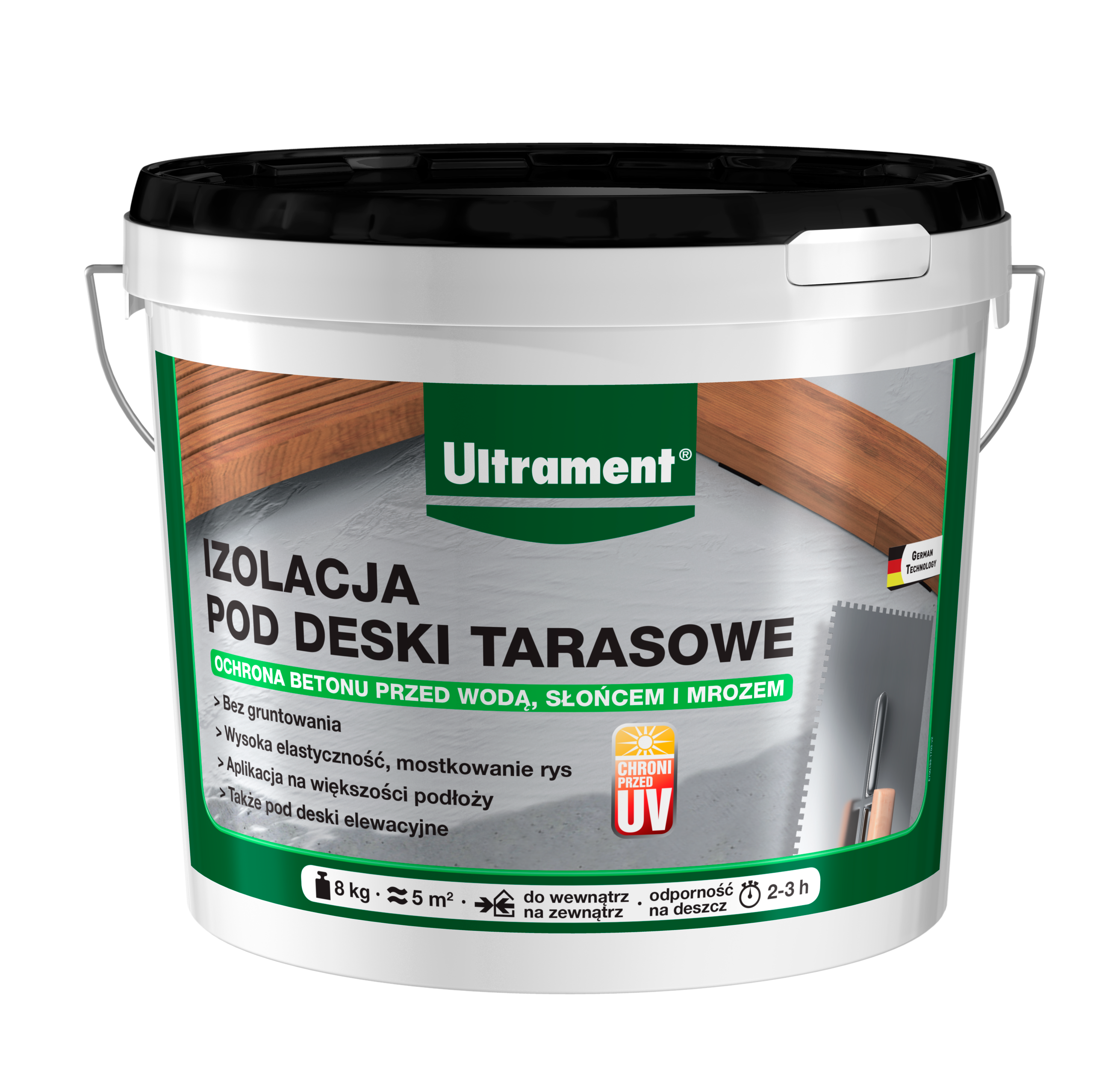 Izolacja pod deski tarasowe 8 kg Ultrament