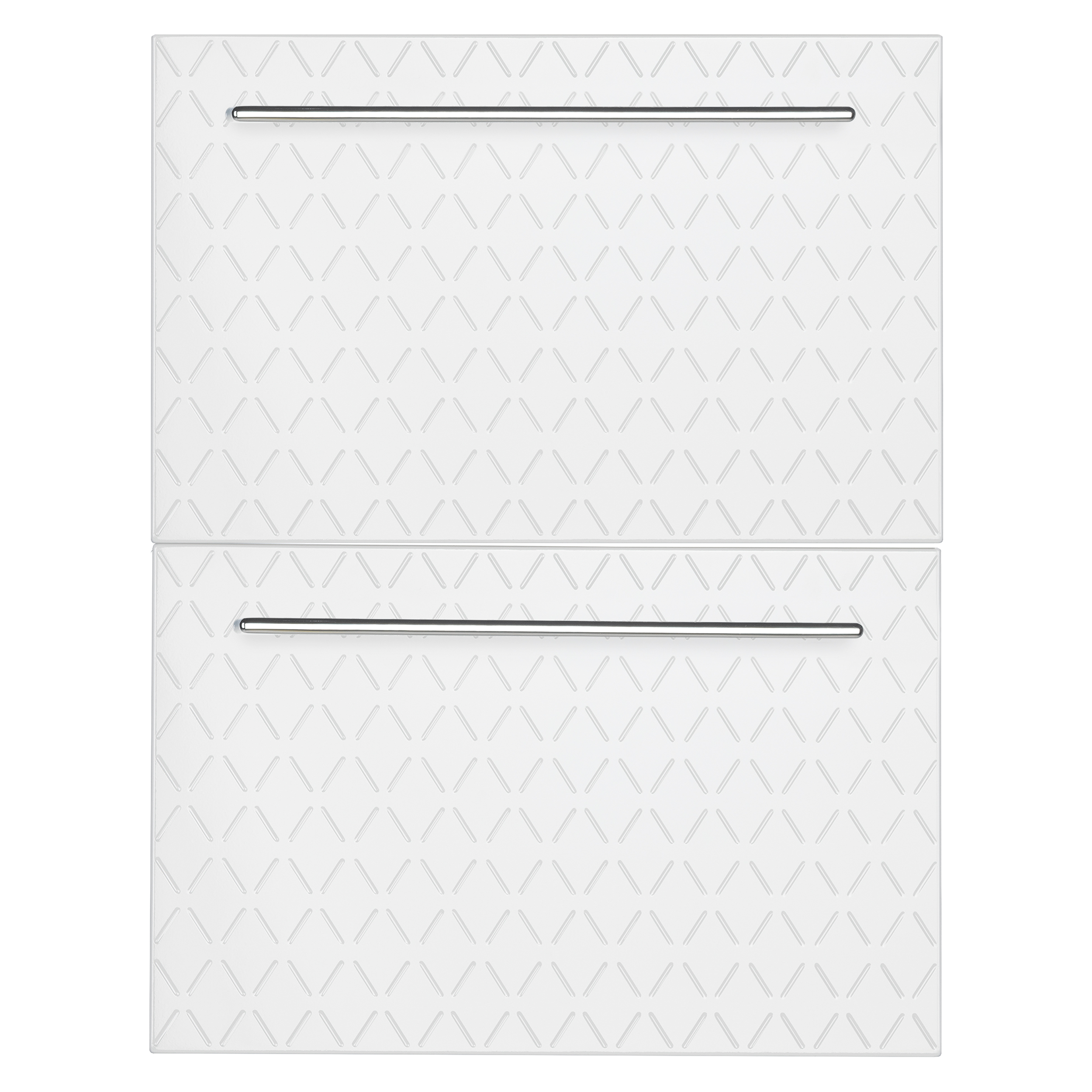 Cajón de mueble baño remix 2 cajones blanco de 44.7x28.5x46cm