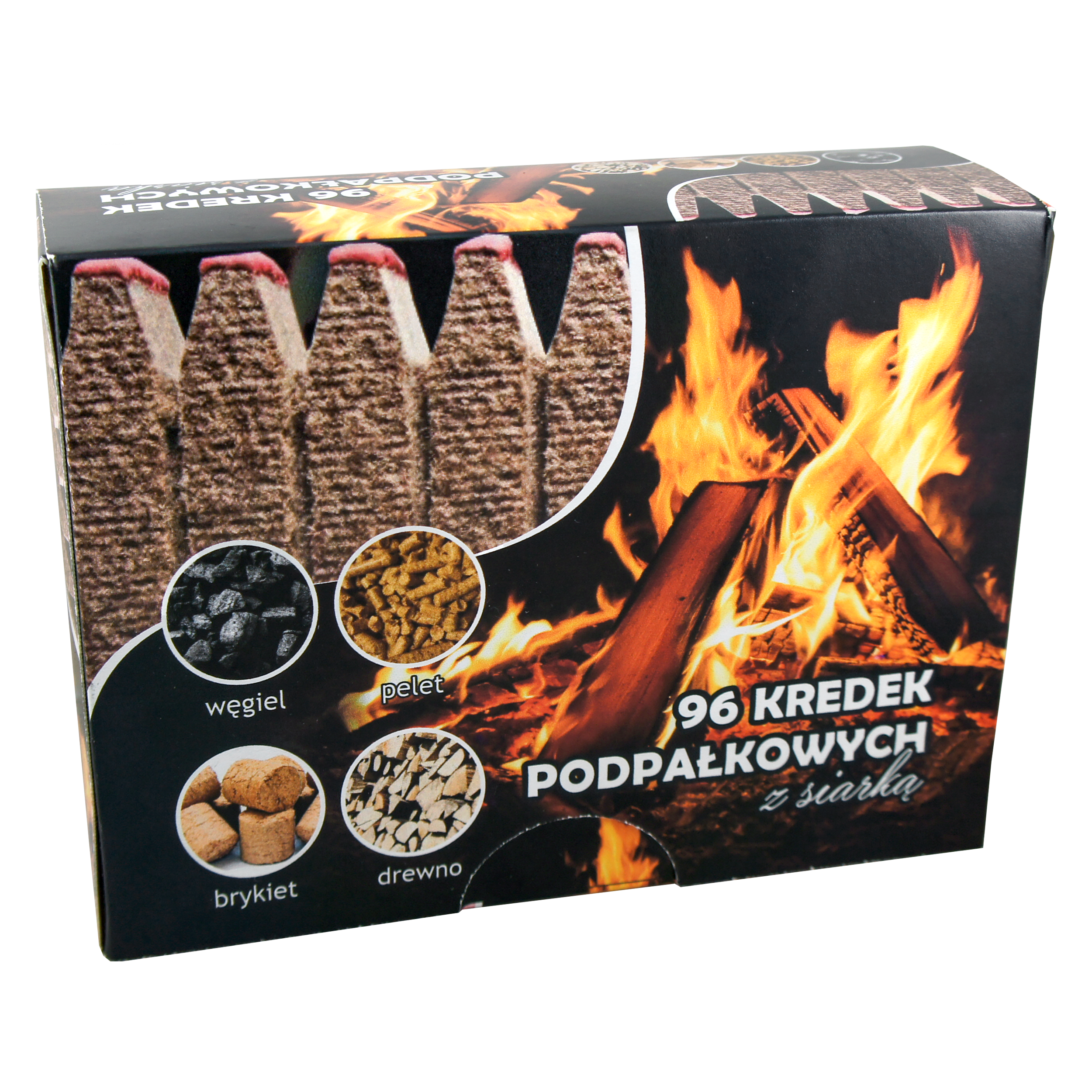 Podpałka Fenix kredki podpałkowe 96 sztuk Euro-Plast