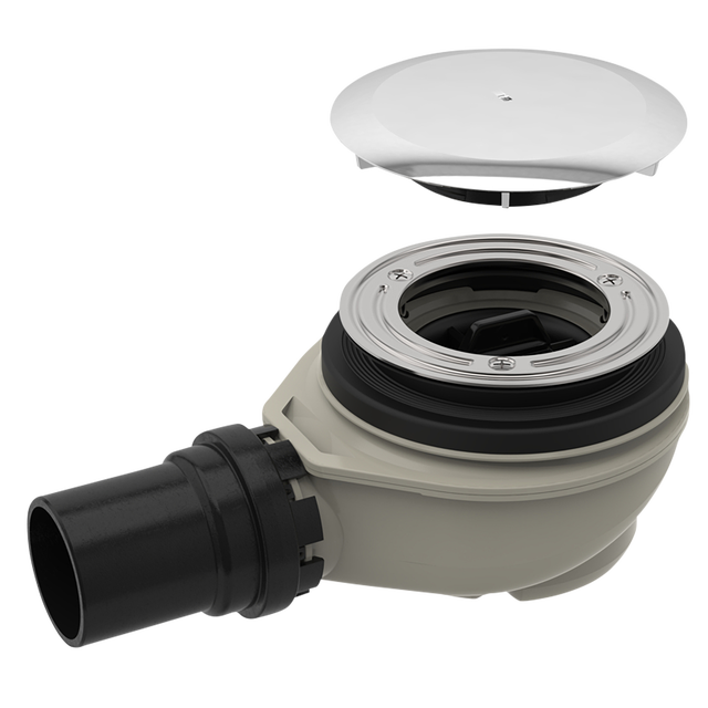 Syfon brodzika 90 mm chrom GEBERIT