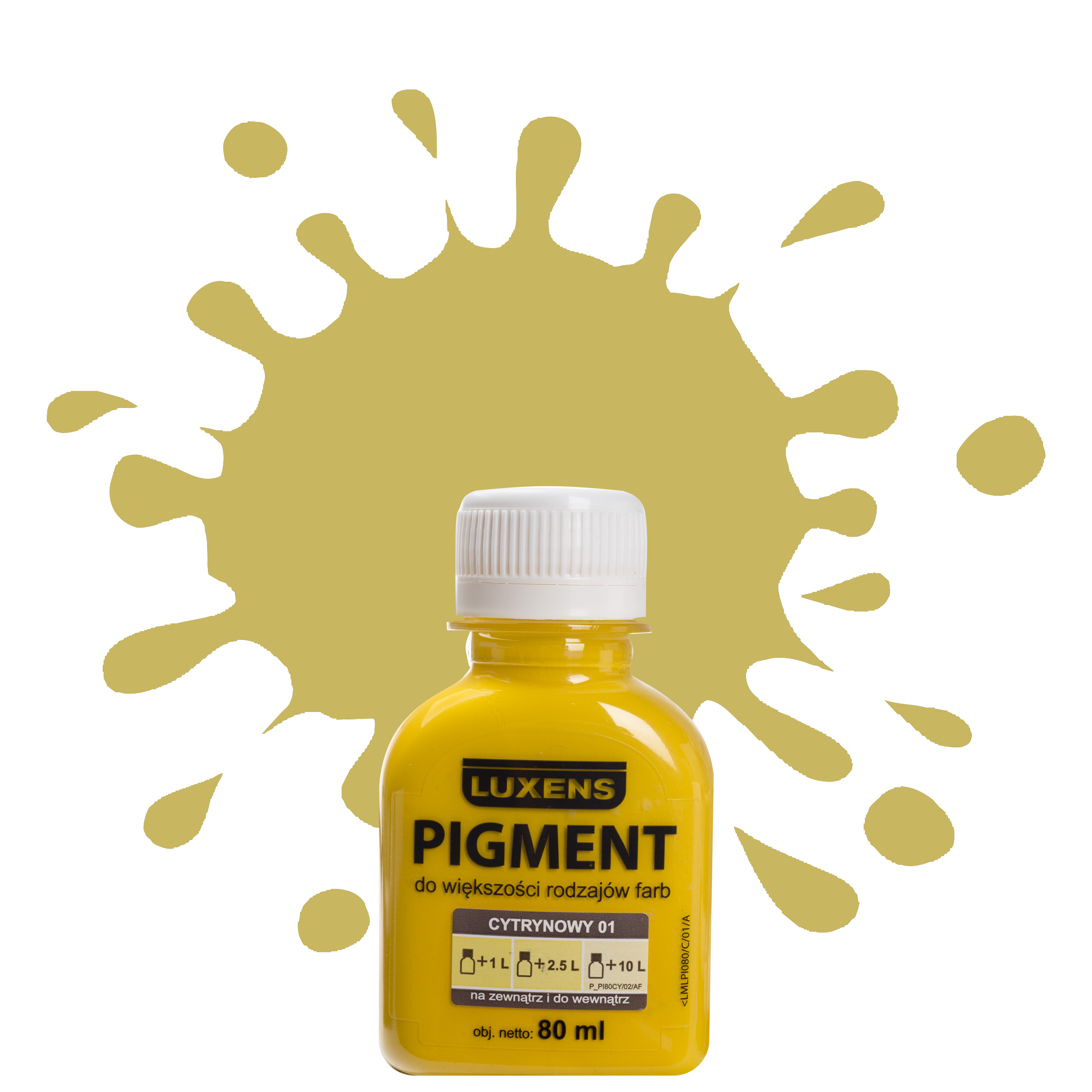 Barwnik w płynie Pigment Luxens 80 ml Cytrynowy nr 01 80 ml