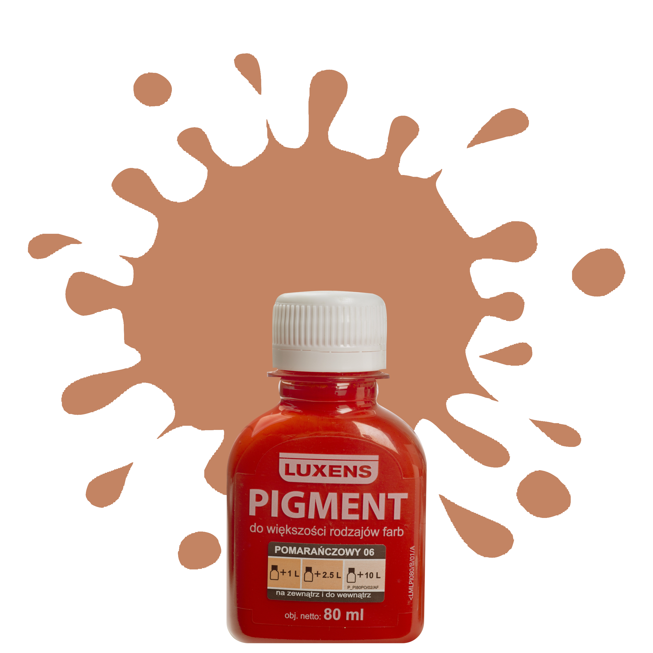 Barwnik w płynie Pigment Luxens 80 ml Pomarańczowy nr 06 80 ml
