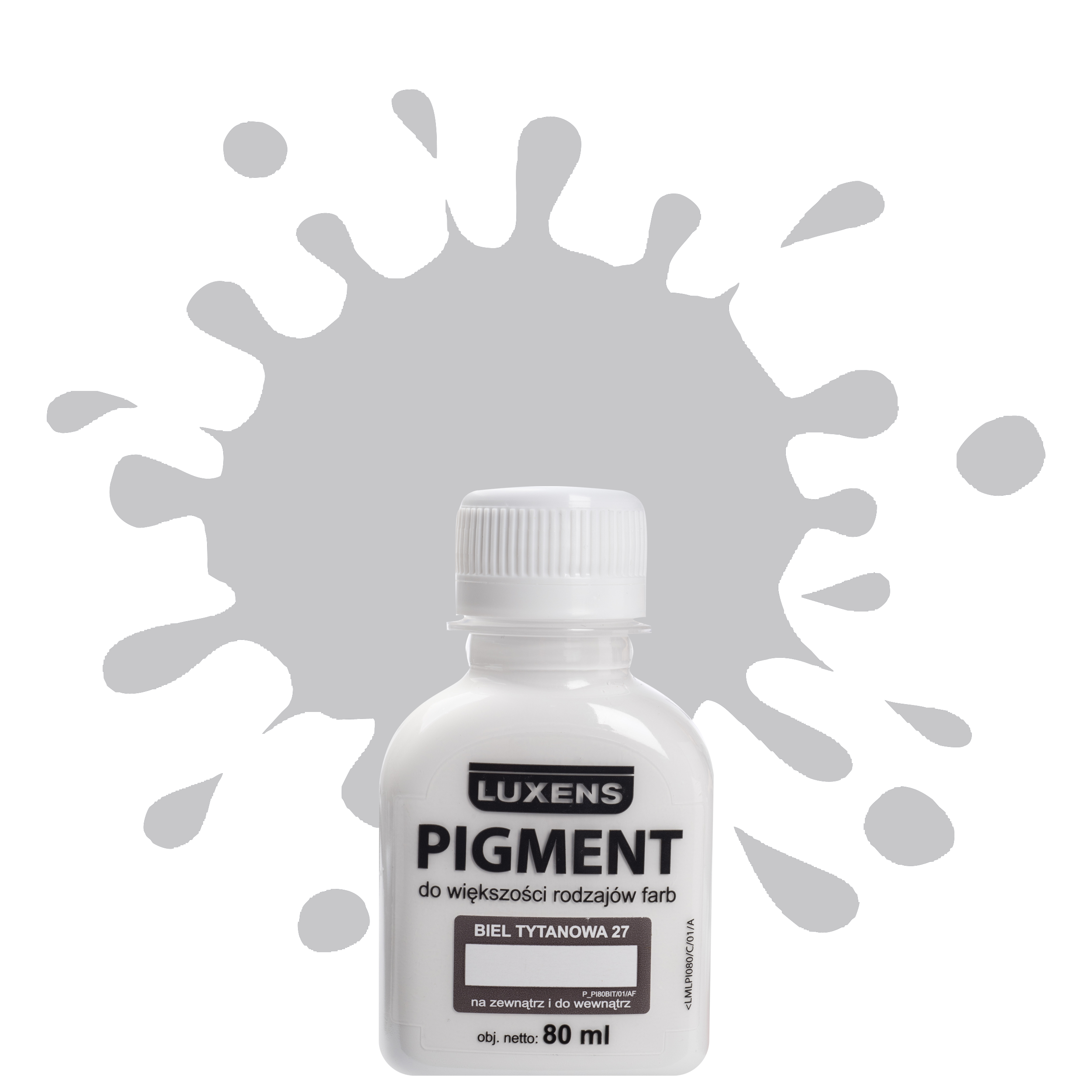 Barwnik w płynie Pigment Luxens 80 ml Biel tytanowa nr 27 80 ml