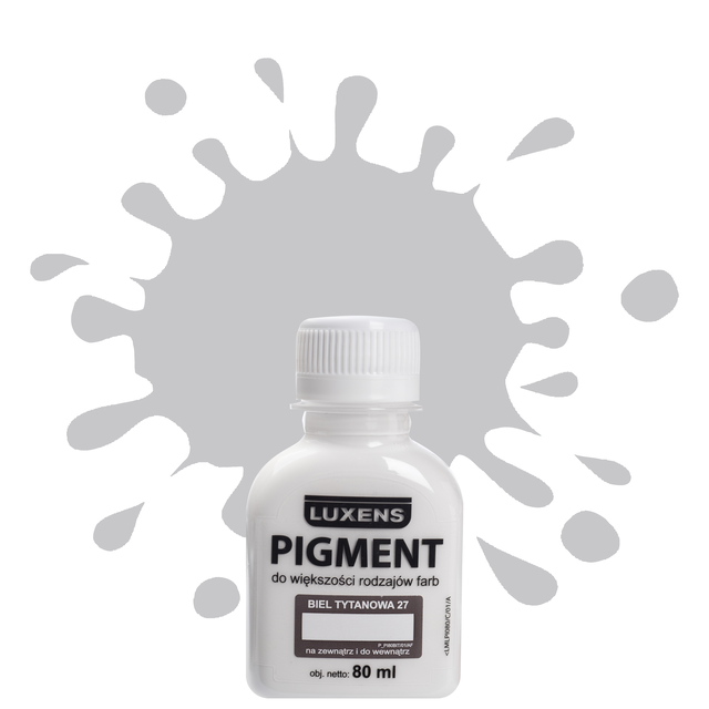 Barwnik w płynie Pigment Luxens 80 ml Biel tytanowa nr 27 80 ml