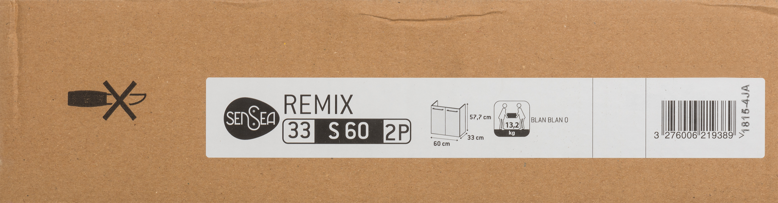 Szafka pod umywalkę Remix 60 x 35 Sensea - 16