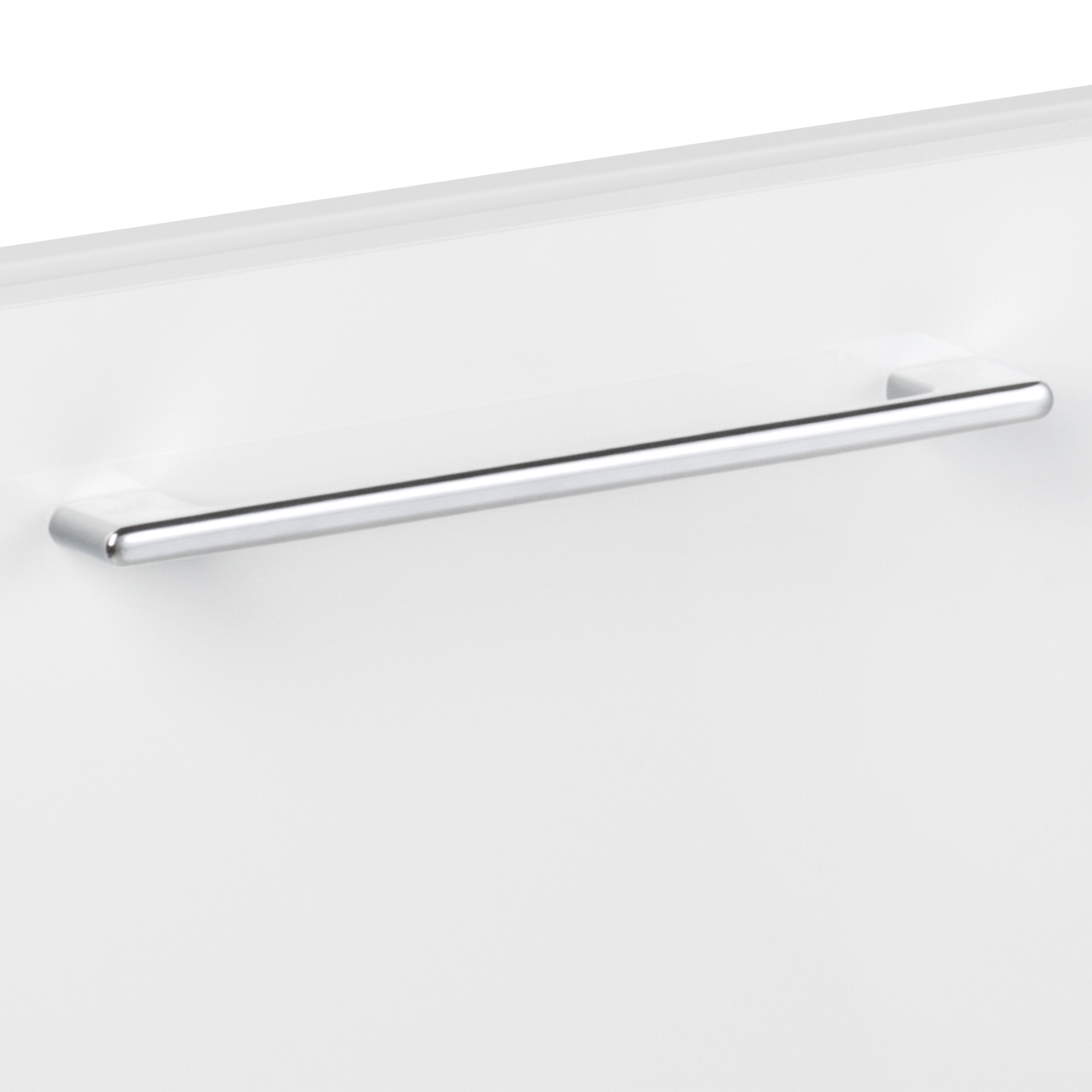 Mobile da bagno sospeso sotto lavabo L 60 x H 57.7 x P 46 cm bianco laminato lucido, 2 ante SENSEA Remix - 18