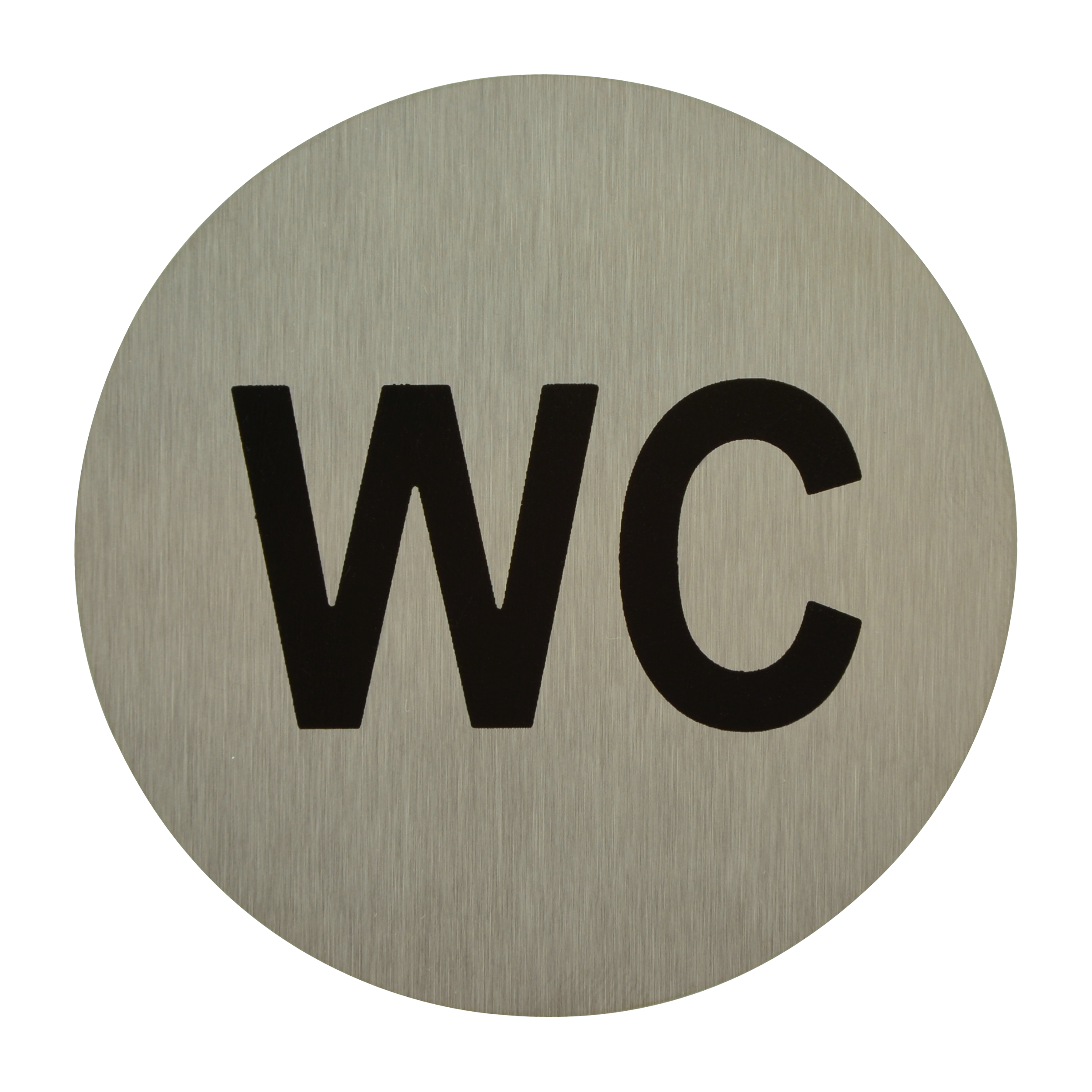 Znak informacyjny 'WC' 7.5x7.5 cm