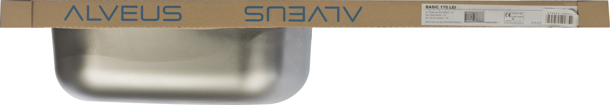Zlewozmywak stalowy Basic 150 Alveus - 5