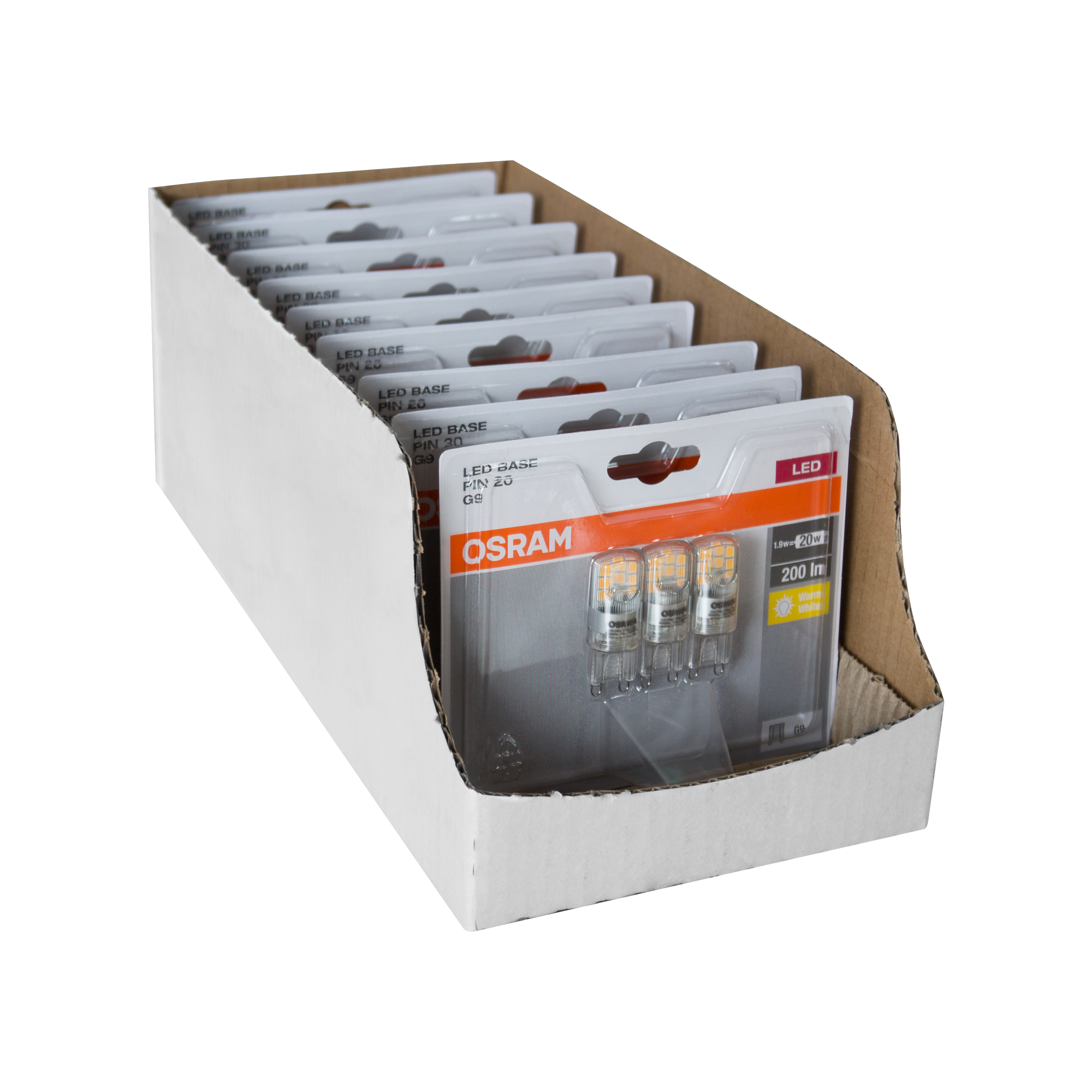 Żarówka LED G9 3 szt. (230V) 1,9W 200 lm Ciepła biel OSRAM - 5