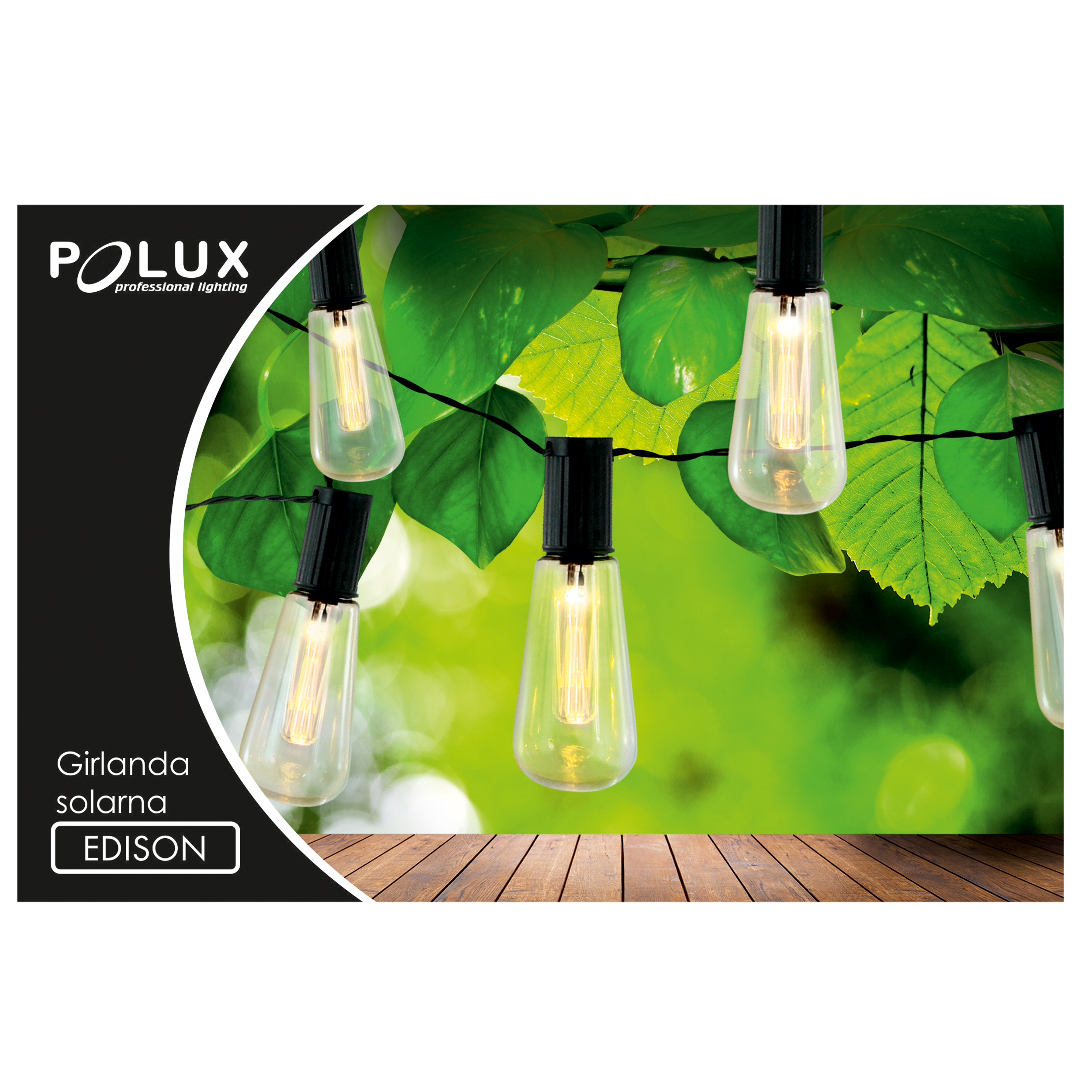 Girlanda solarna EDISON IP44 2 m POLUX - 5