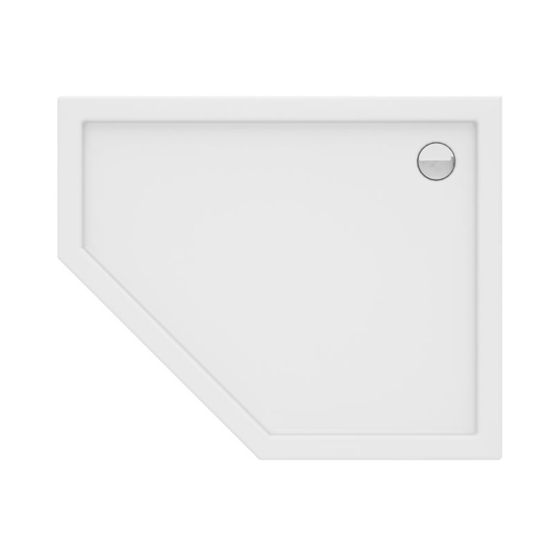 Brodzik do kabiny prysznicowej Perfetto Prawy 80 x 100 cm Wellneo