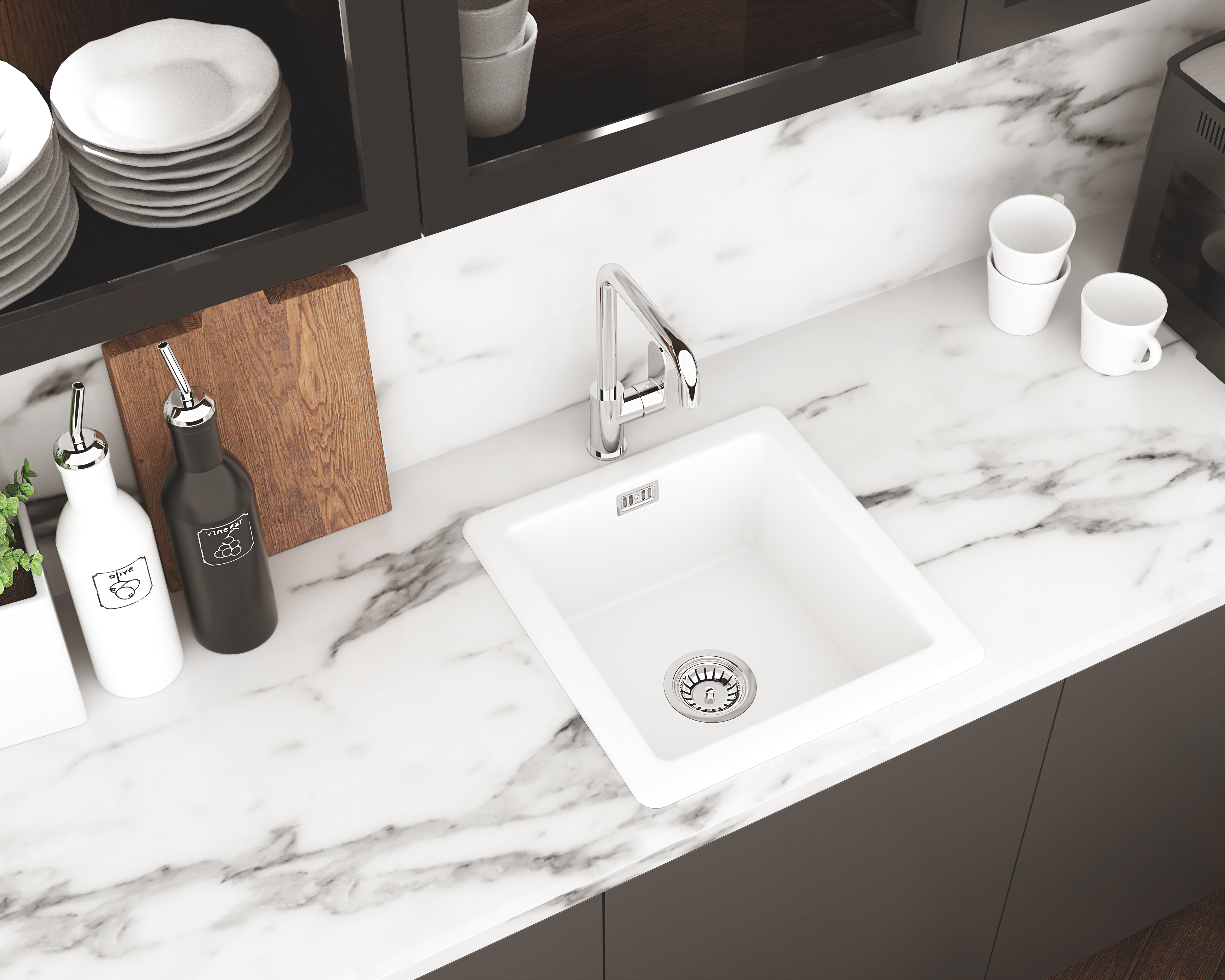 Zlewozmywak ceramiczny Lusitano Sabor Deante - 2