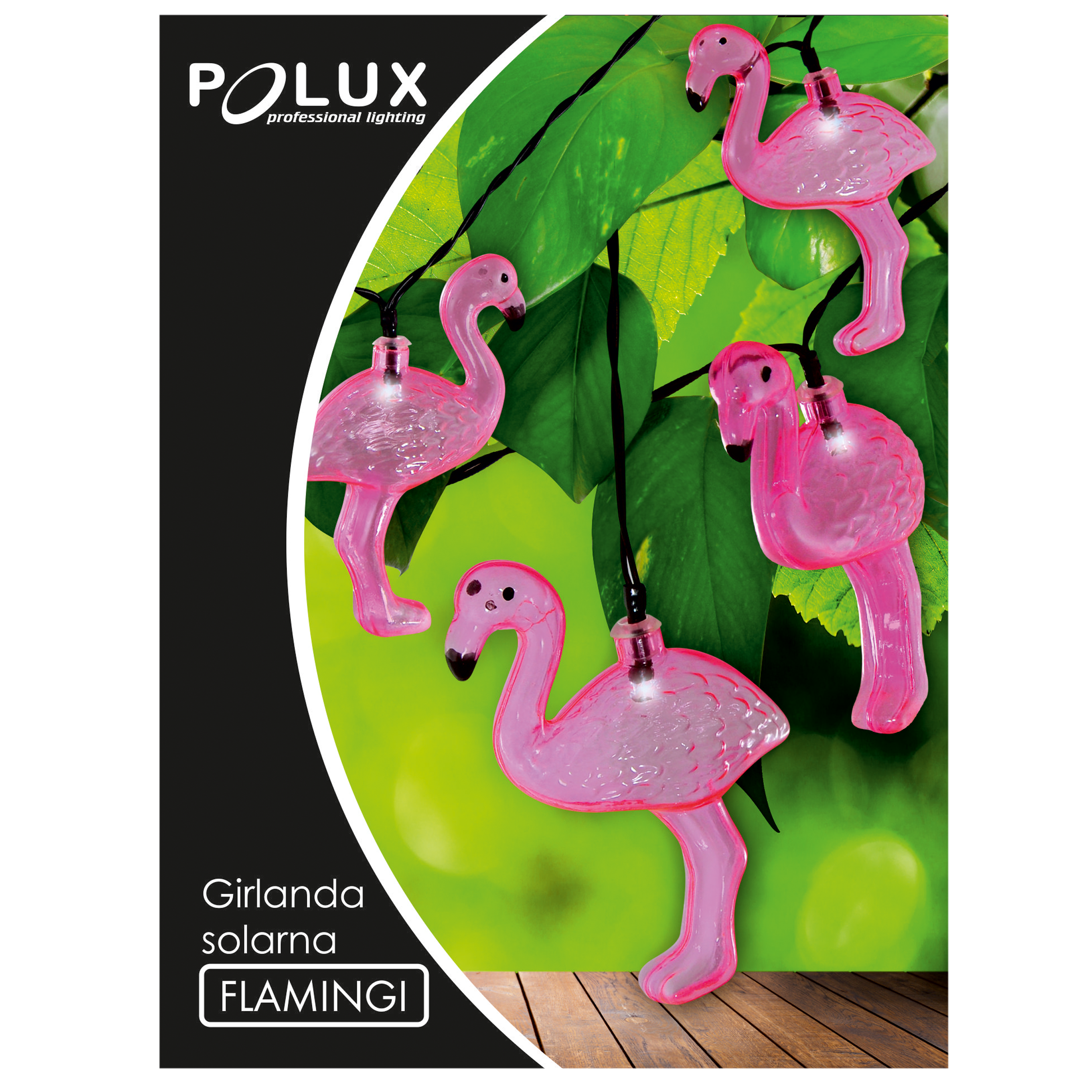 Girlanda solarna FLAMINGI IP44 2 m POLUX - 8