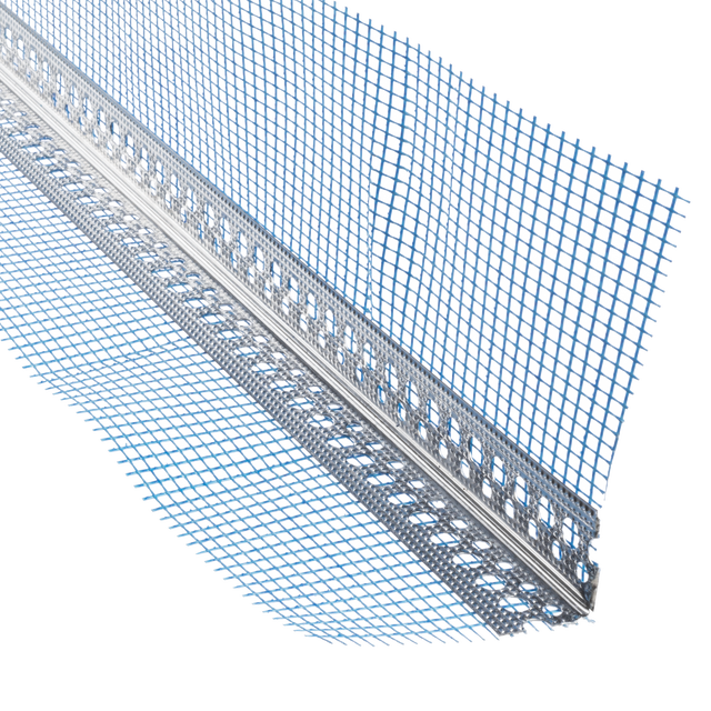 Narożnik aluminiowy z siatką 80 x 120 cm 2,5 mb NORGIPS