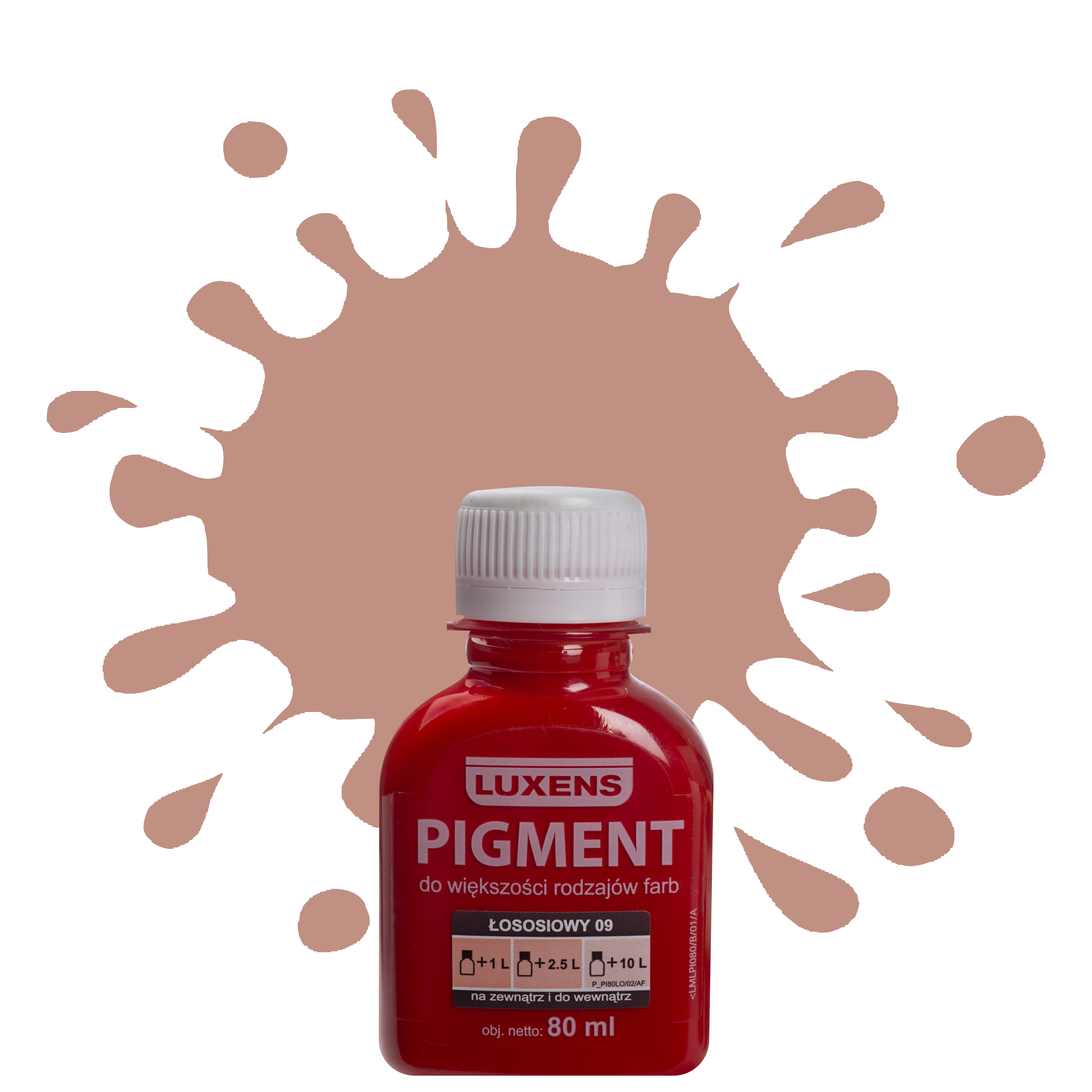 Barwnik w płynie Pigment Luxens 80 ml Łososiowy nr 09 80 ml