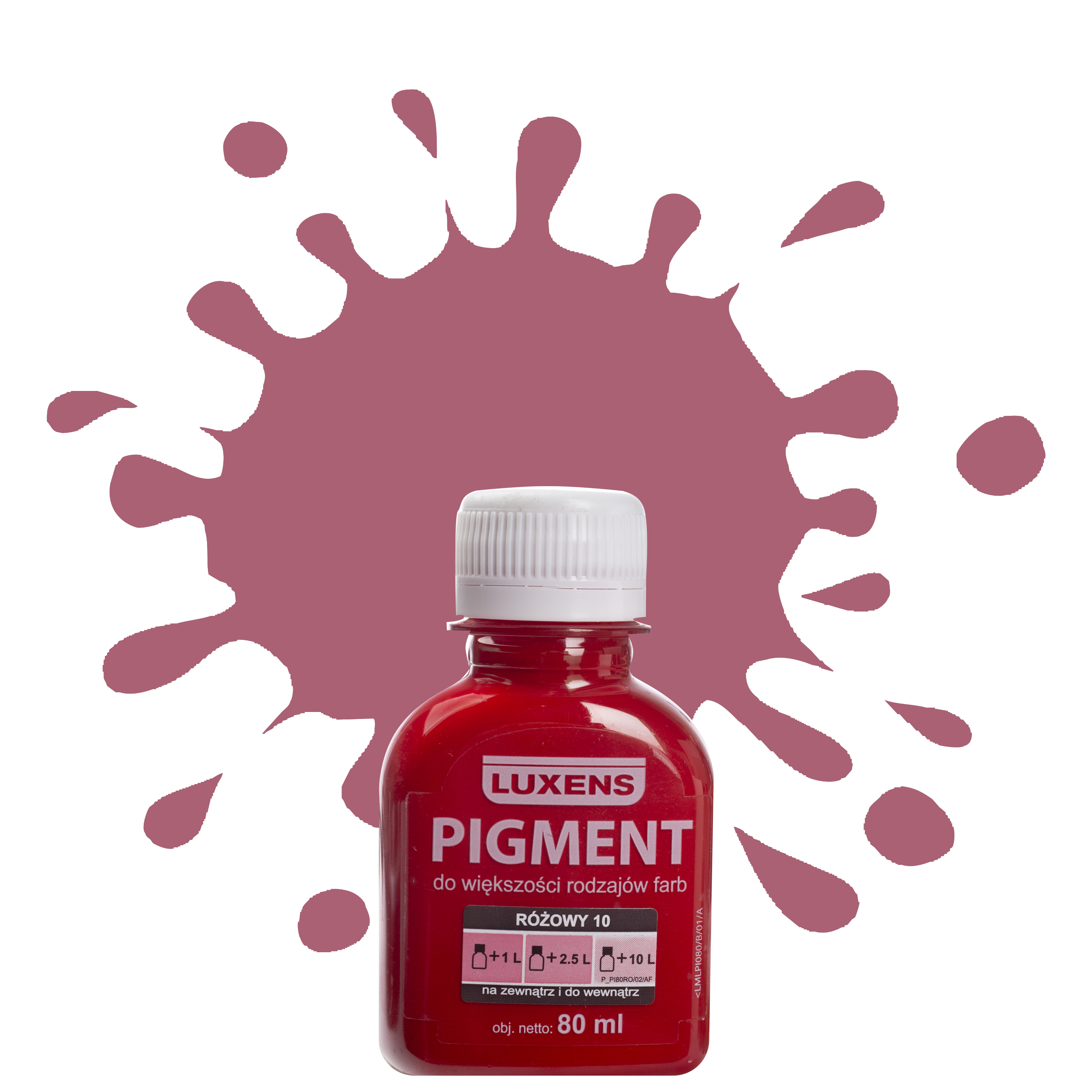 Barwnik w płynie Pigment Luxens 80 ml Różowy nr 10 80 ml