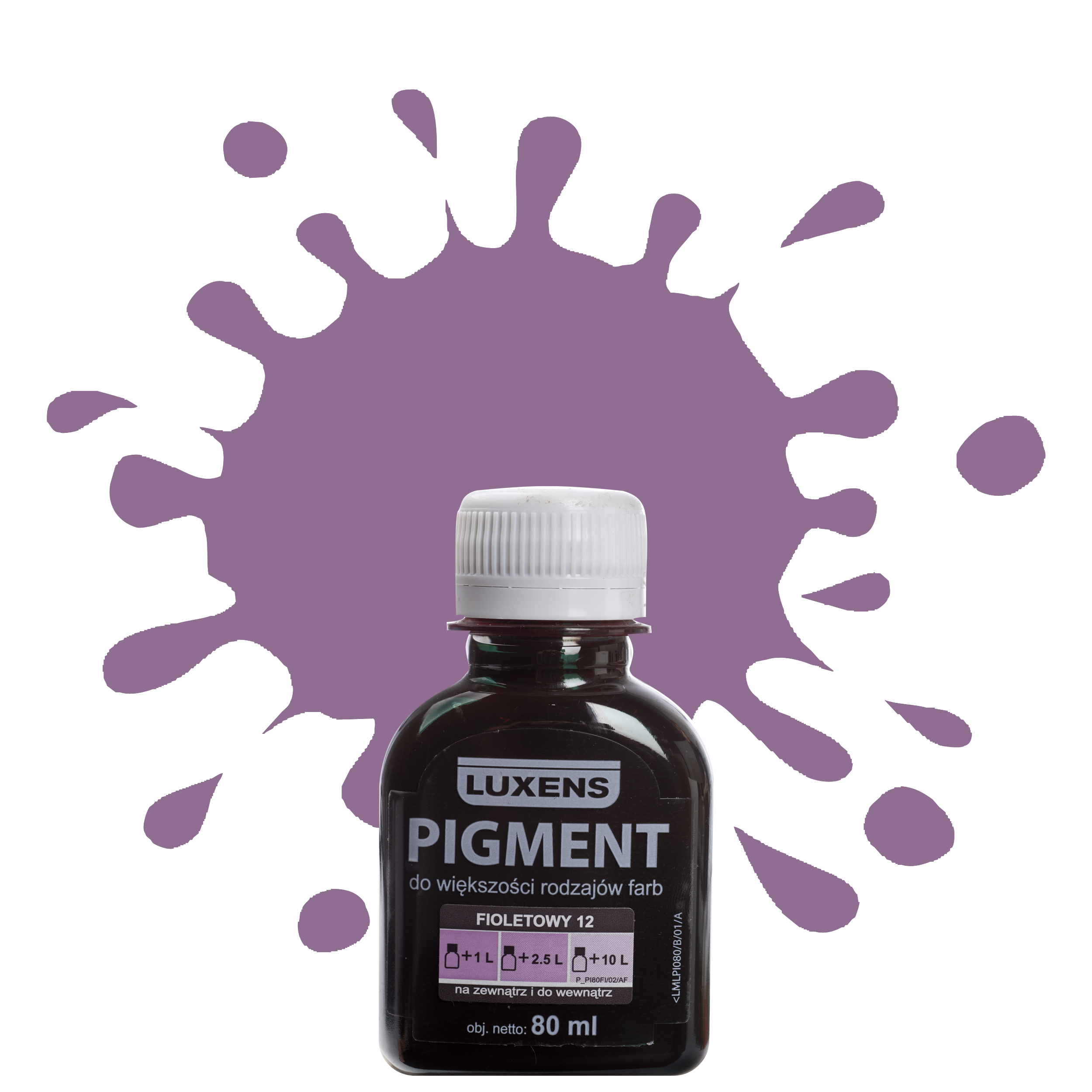 Barwnik w płynie Pigment Luxens 80 ml Fioletowy nr 12 80 ml