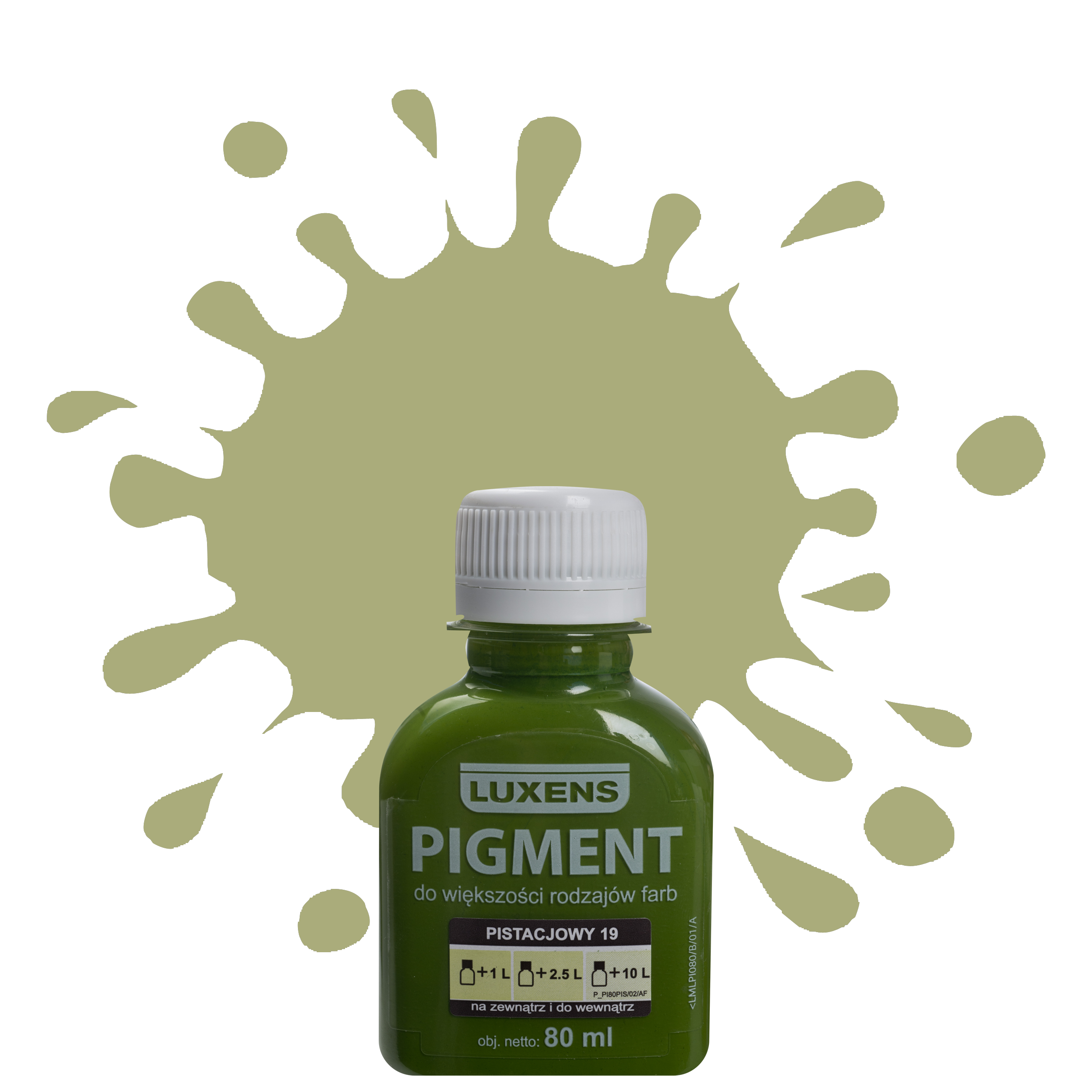 Barwnik w płynie Pigment Luxens 80 ml Pistacjowy nr 19 80 ml