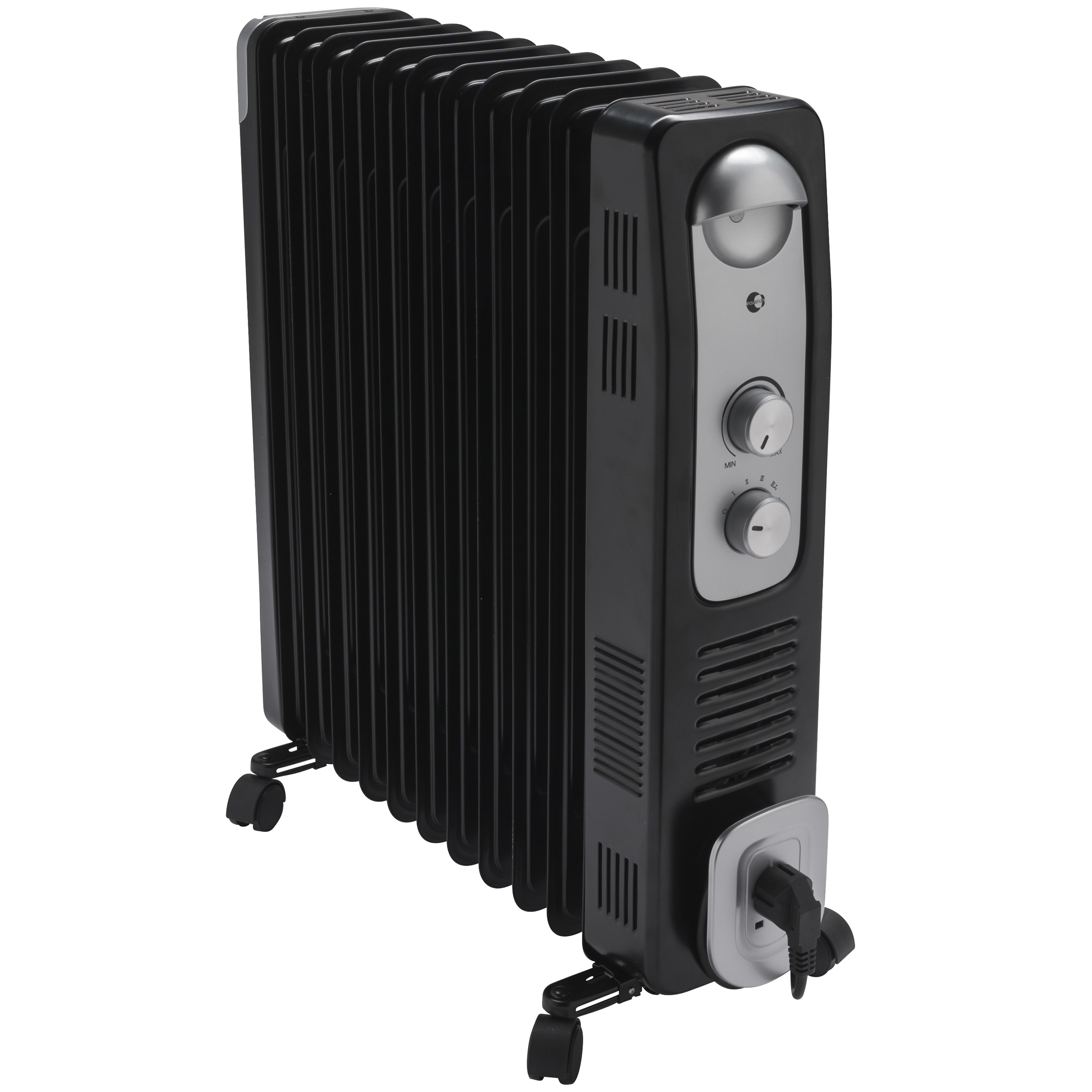 Aquecedor de óleo Equation  com tampa traseira 2900W Turbo preto - 5