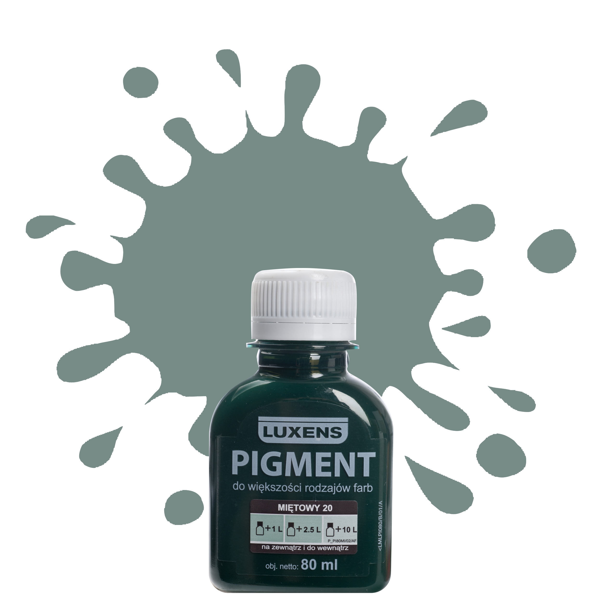 Barwnik w płynie Pigment Luxens 80 ml Miętowy nr 20 80 ml