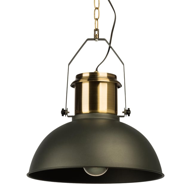 Lampa wisząca Ted czarno-złota E27 Inspire