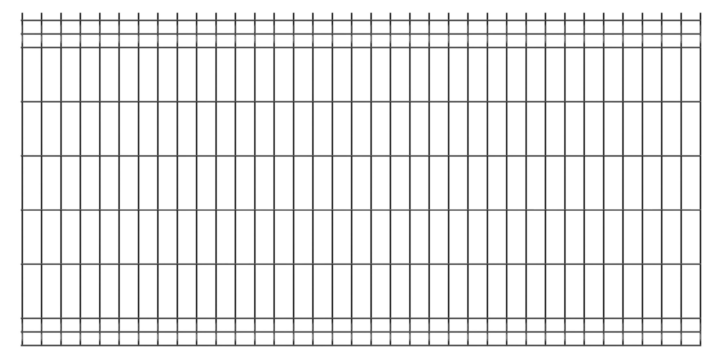 Panel ogrodzeniowy Vera 3D 123x250 cm antracytowy Wiśniowski - 4