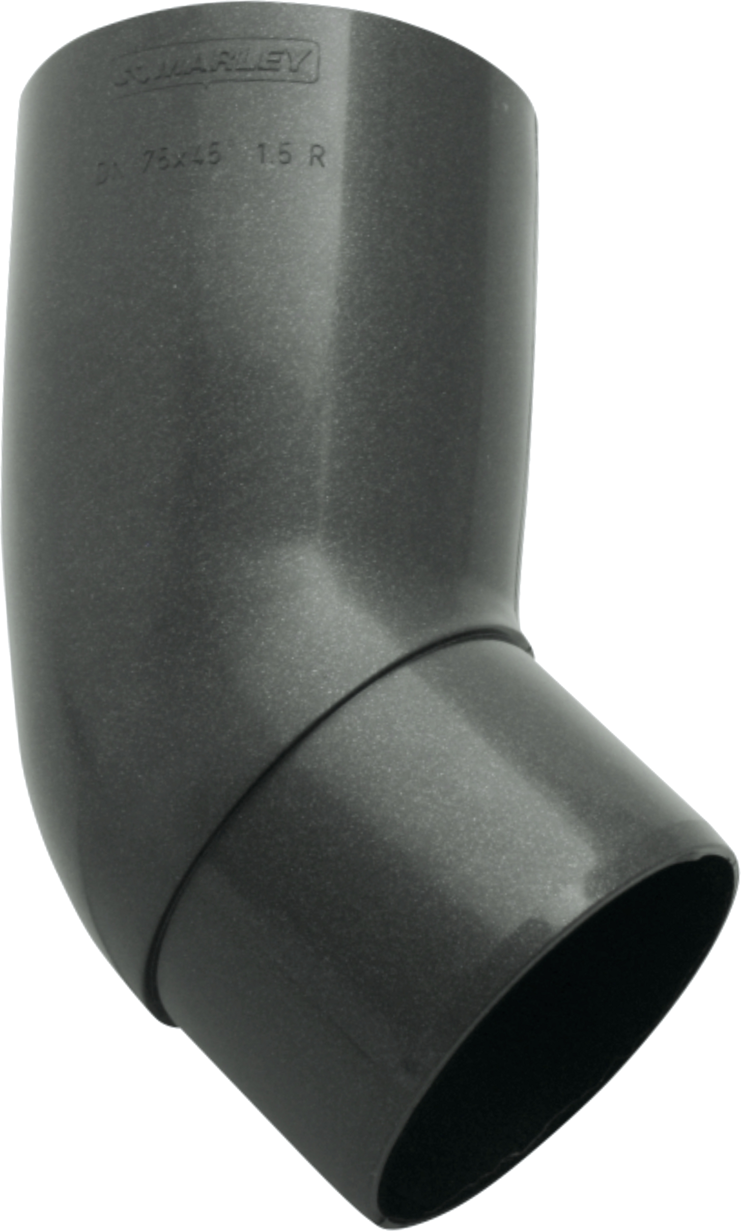 Kolano rynnowe 105 mm/67° Grafitowe Marley