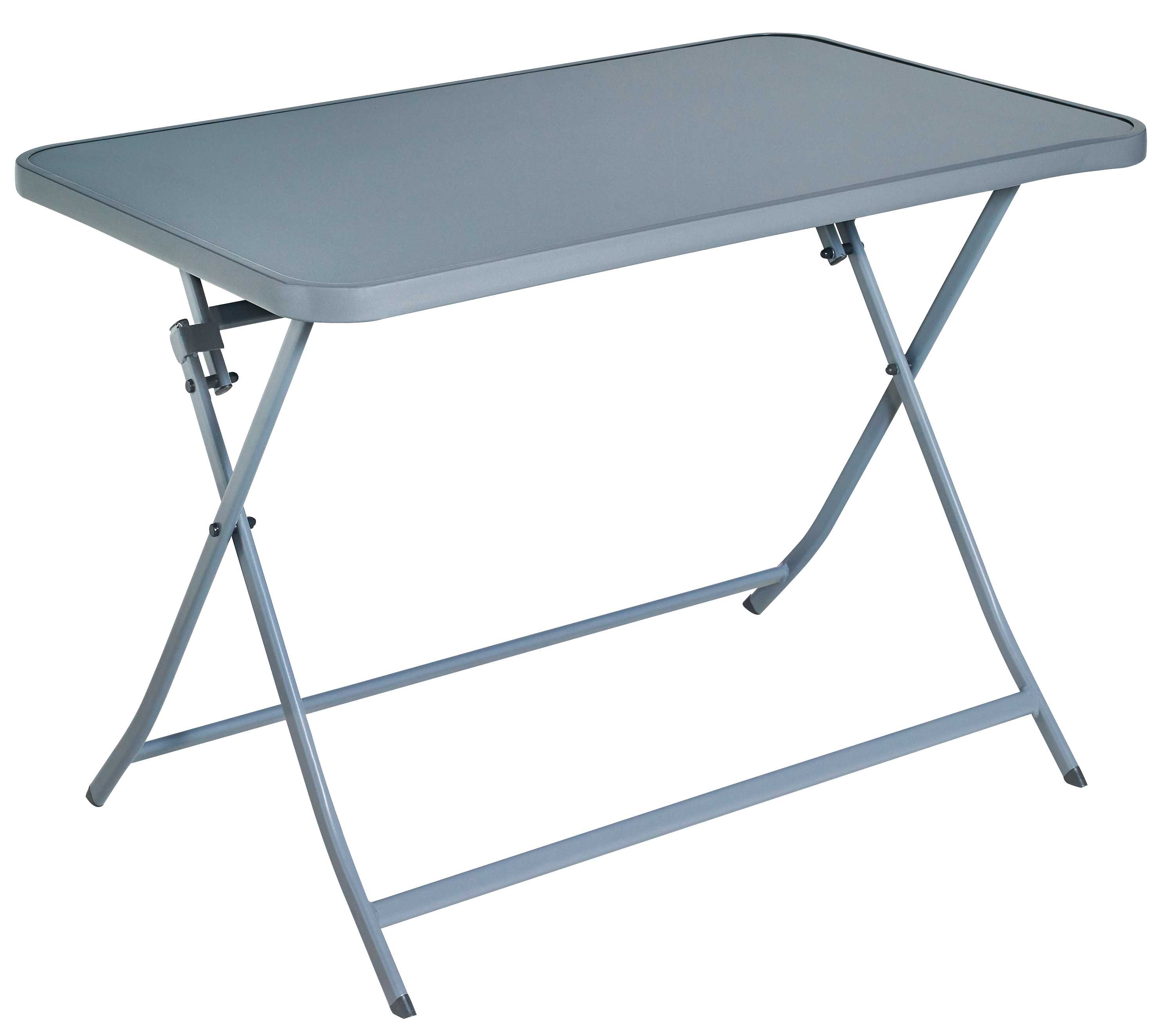 Stół ogrodowy składany Emys 72x110 cm szary Naterial