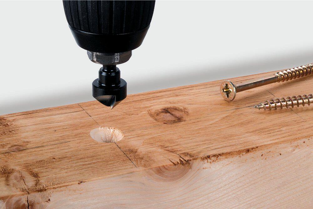 Pogłębiacz stożkowy HSS, trzpień sześciokątny 10 mm 2583000 WOLFCRAFT