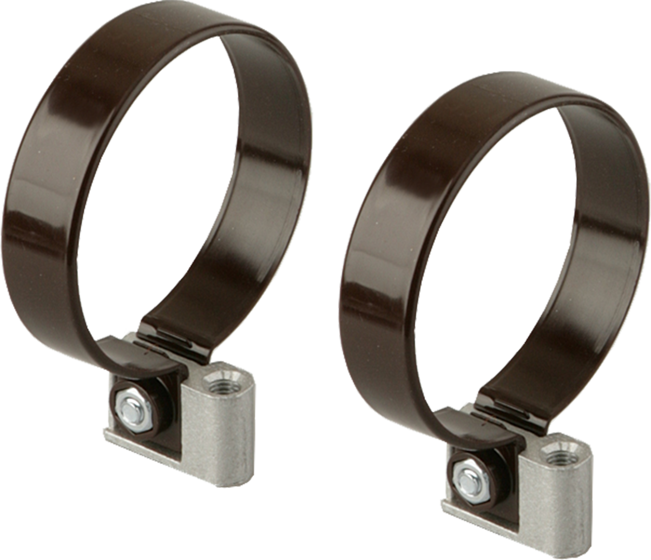 Obejma zaciskowa do rynny 53 mm Brązowa 2 szt. Marley