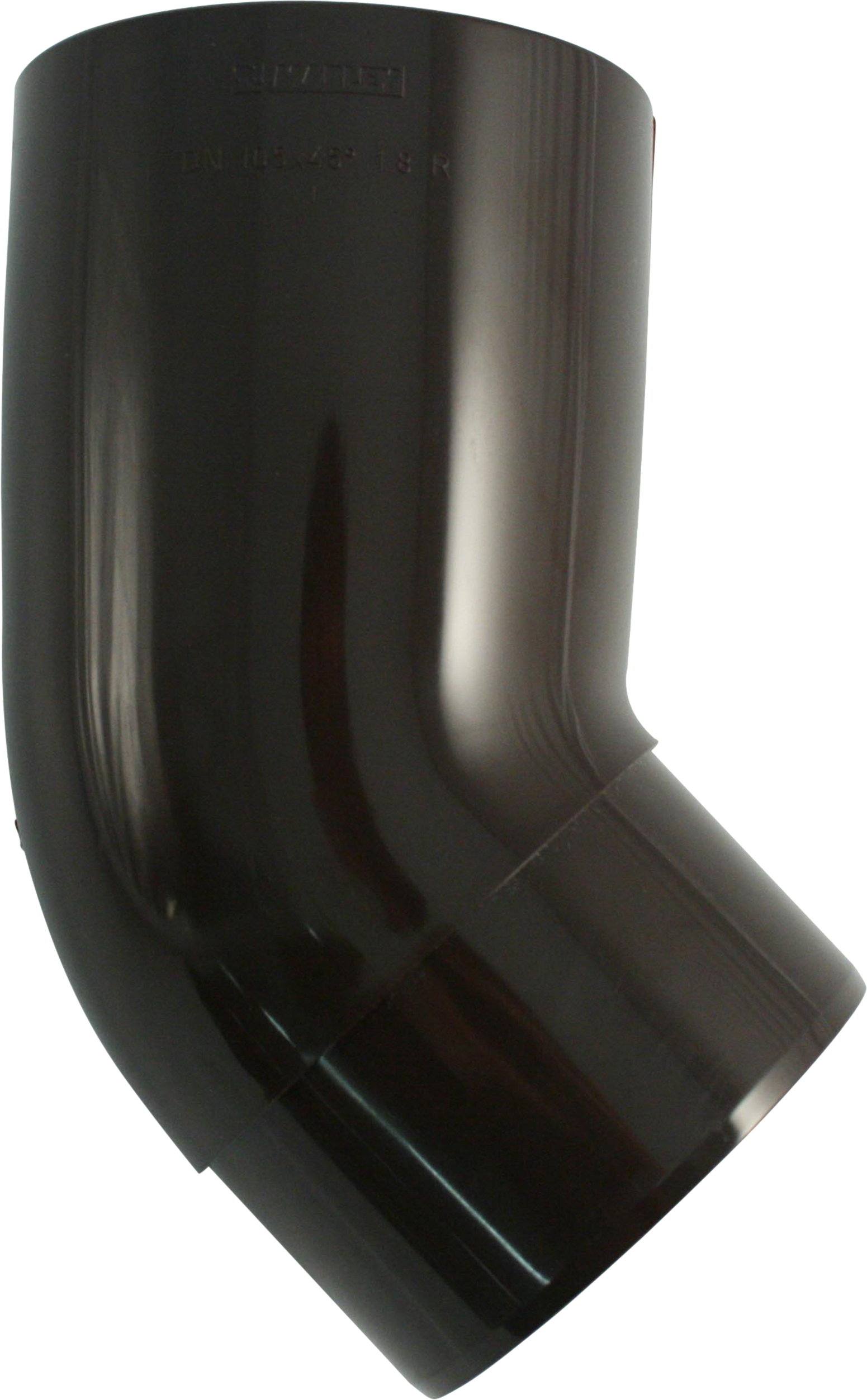 Kolano rynnowe 105 mm/45° Brązowe Marley