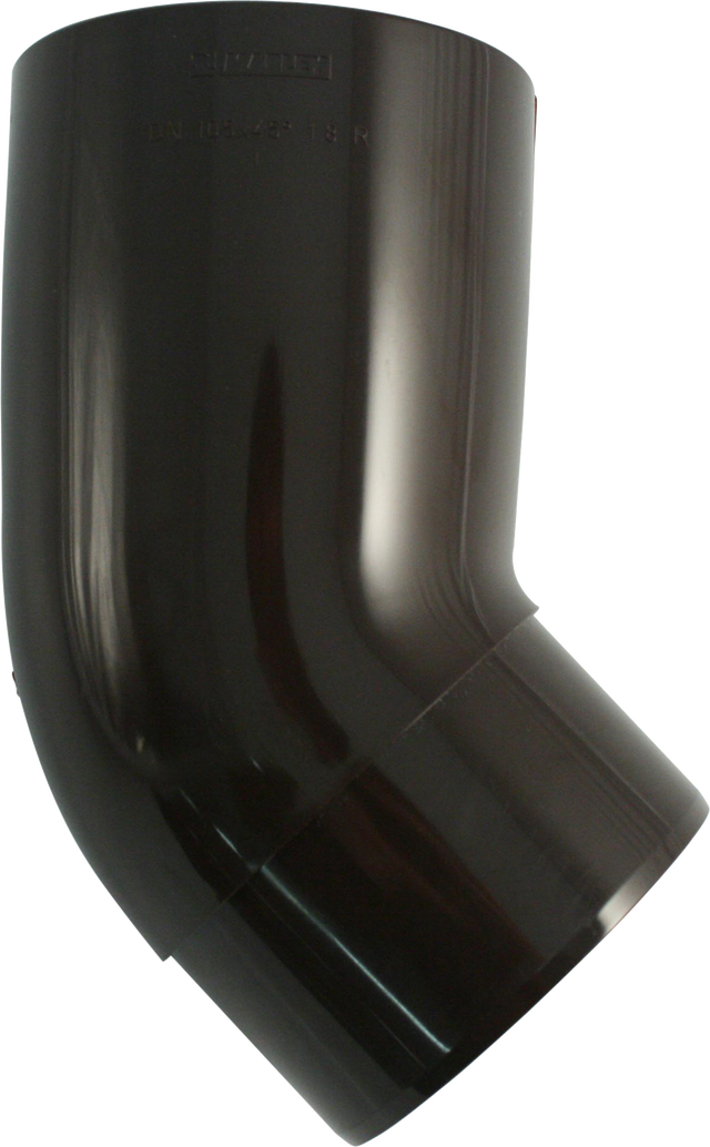Kolano rynnowe 53 mm/45° Brązowe Marley