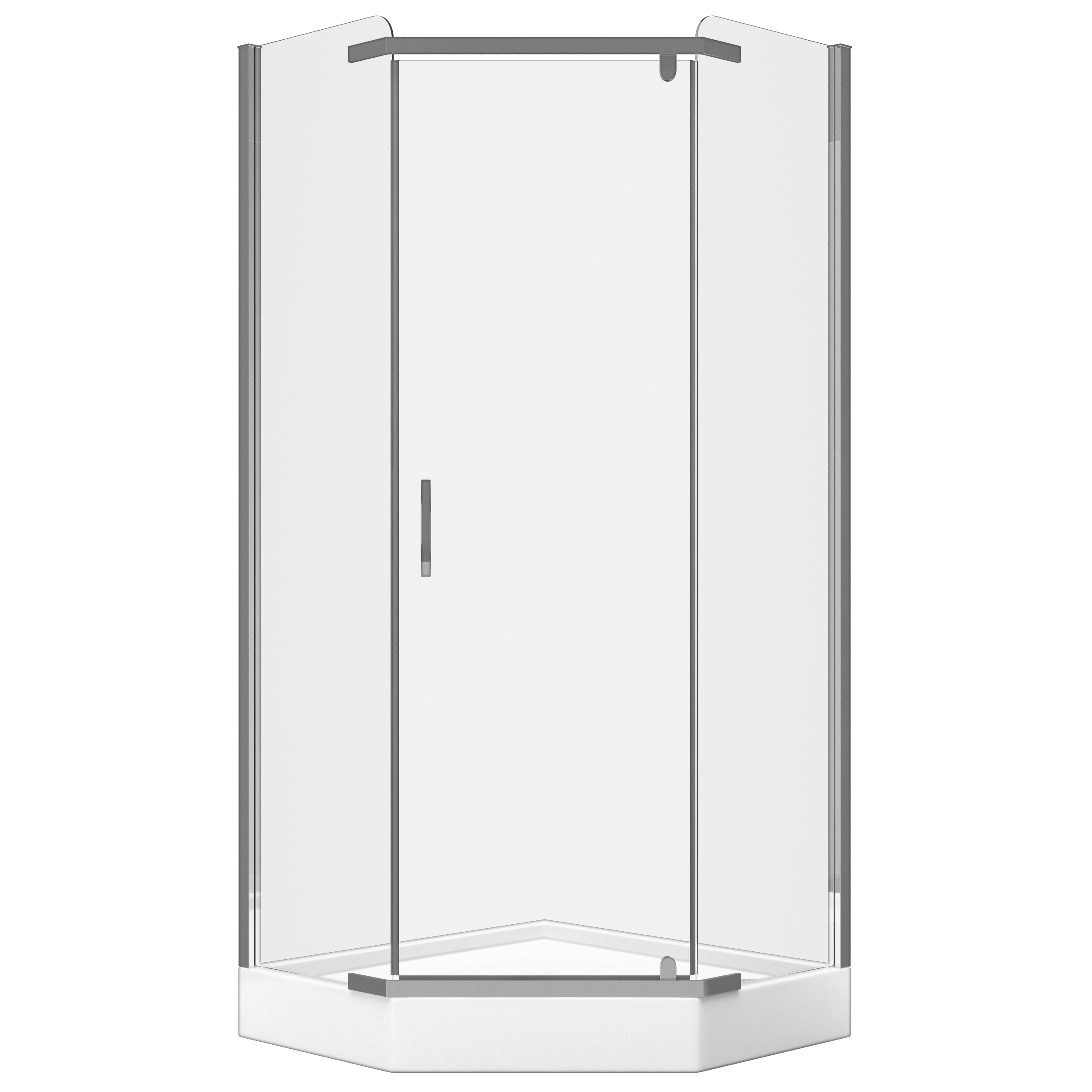 Brodzik do kabiny prysznicowej płaski Frigo 90x90x12 cm Sensea - 5