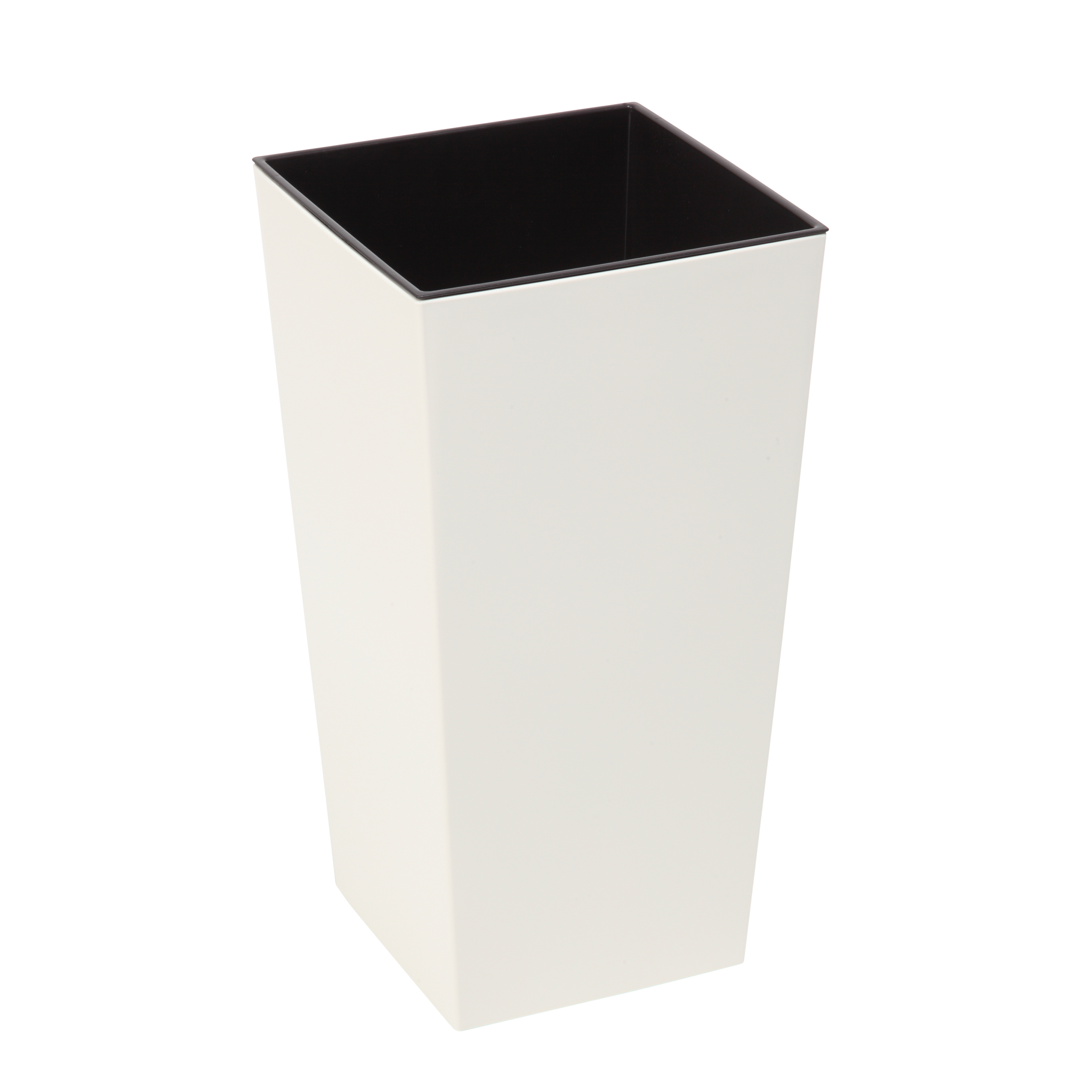 Donica wysoka Finezja 25x25 cm kremowa Lamela