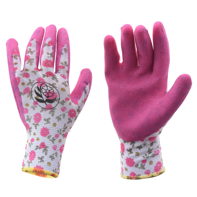 Rękawice ogrodowe r.S/7 poliestrowe z powłoką lateksową