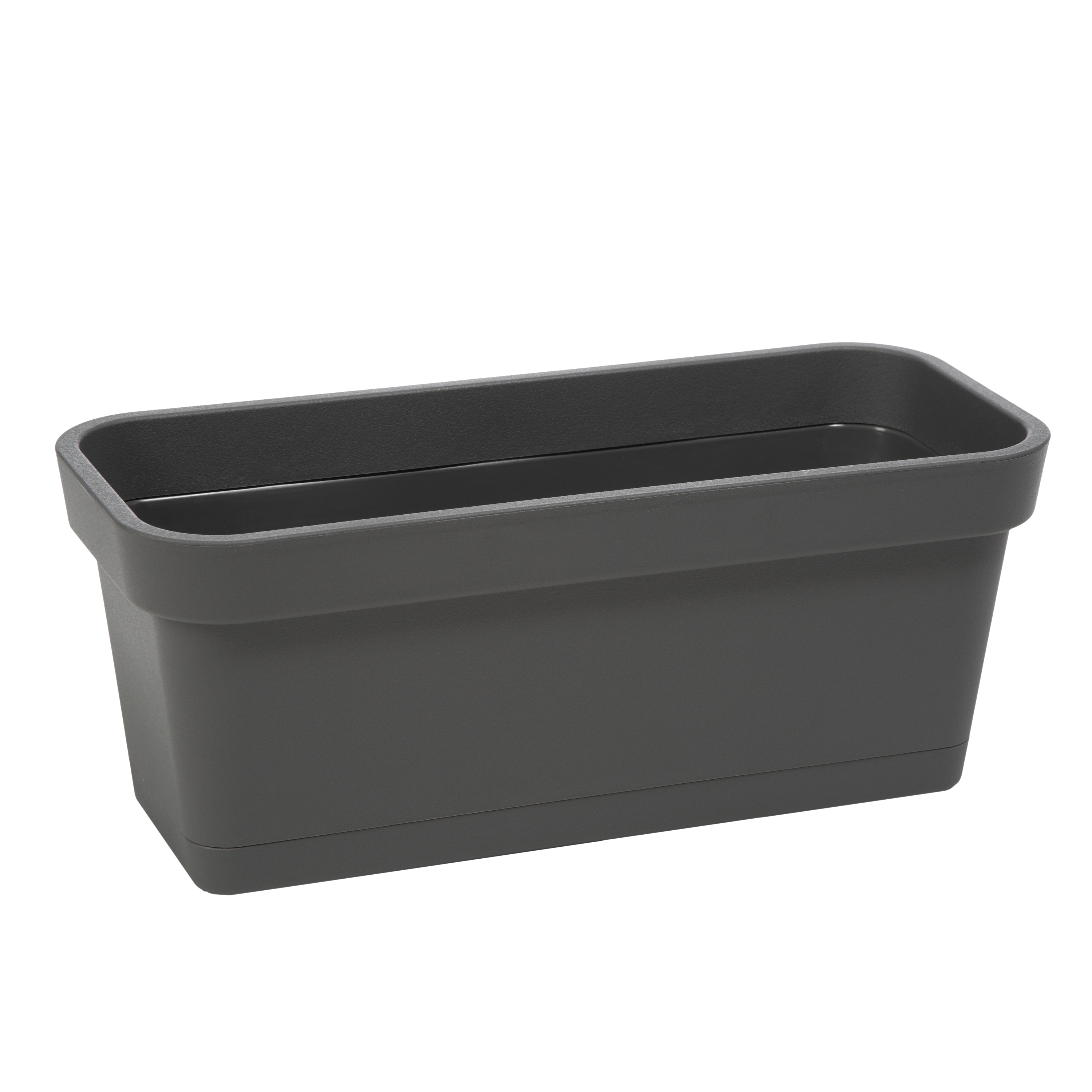 Donica balkonowa na balustradę Lobelia 60x17 cm antracyt Lamela